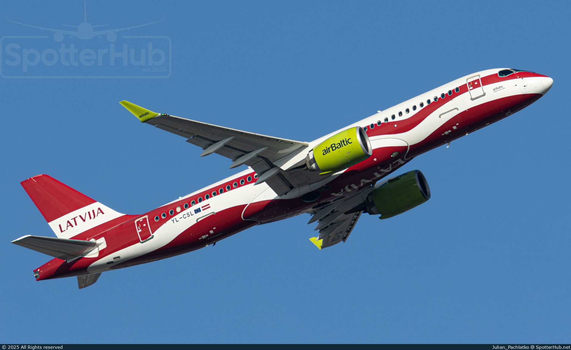 Photo of YL-CSL - Airbus A220-300 operated by airBaltic