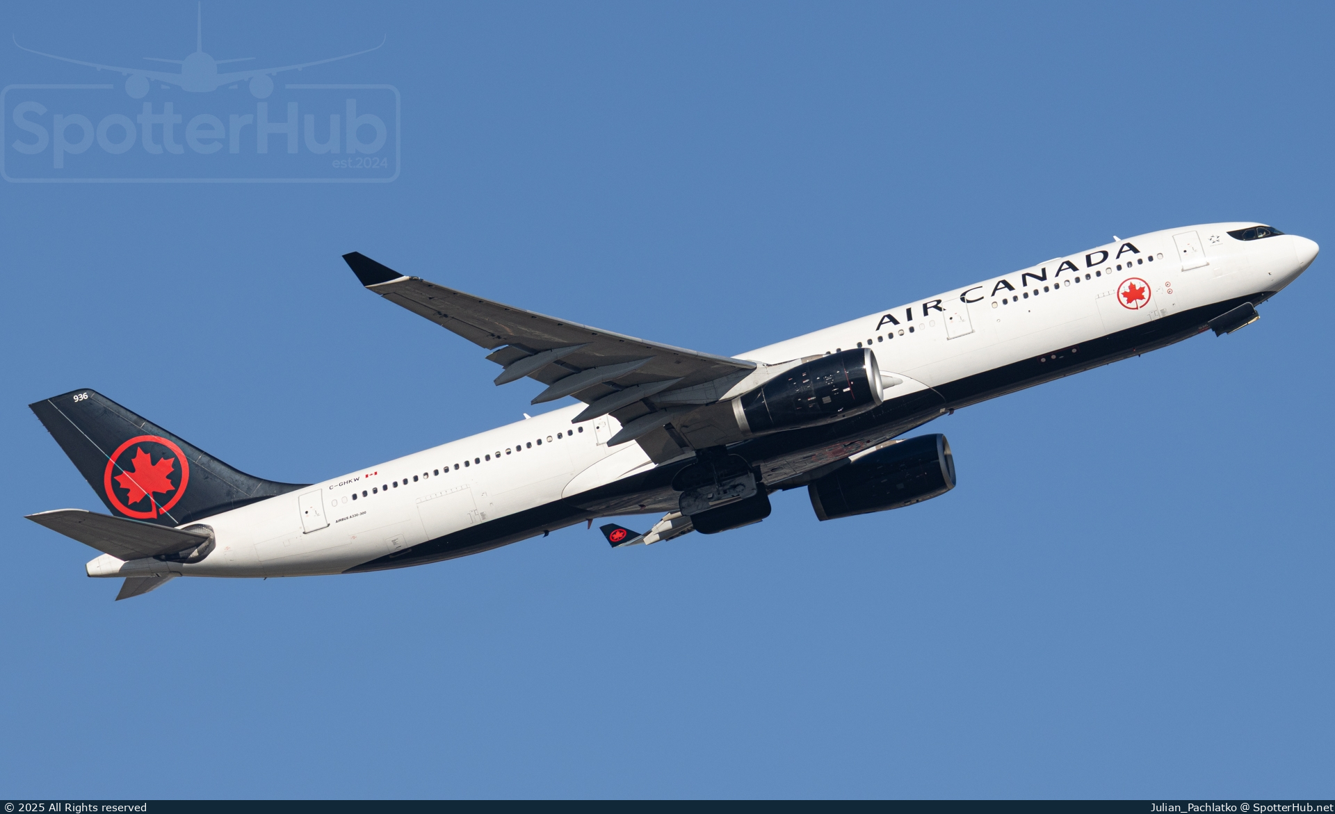 Photo of C-GHKW - Airbus A330-343 operated by Air Canada