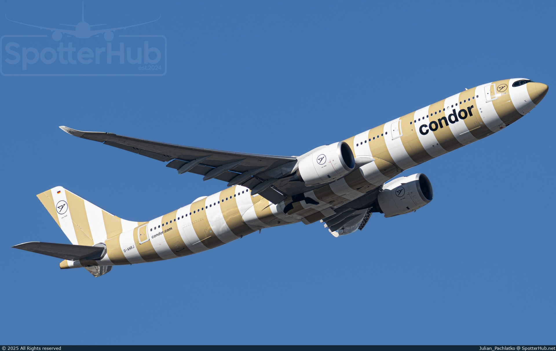 Photo of D-ANRJ - Airbus A330-941 operated by Condor