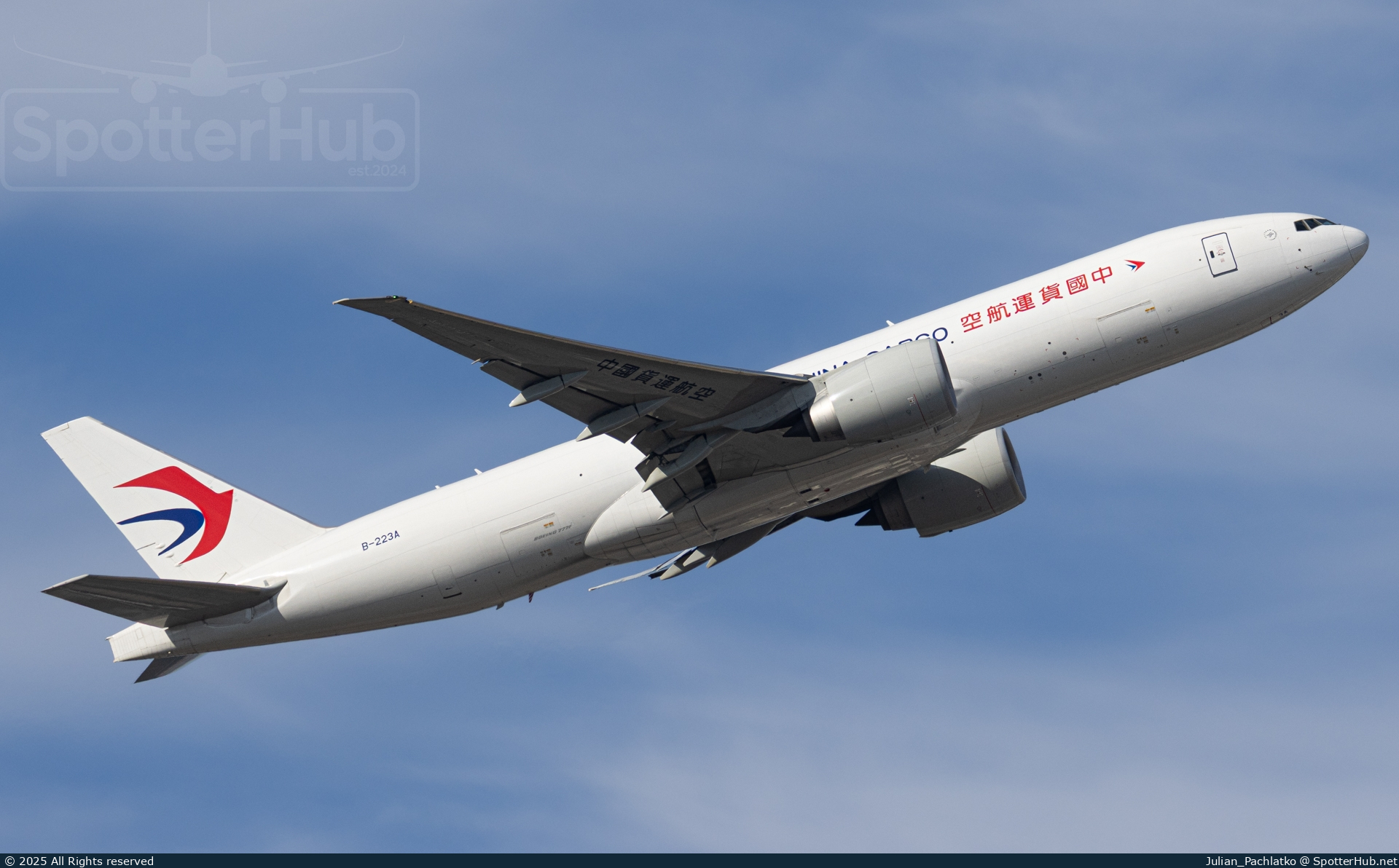 Photo of B-223A - Boeing 777-F operated by China Cargo Airlines