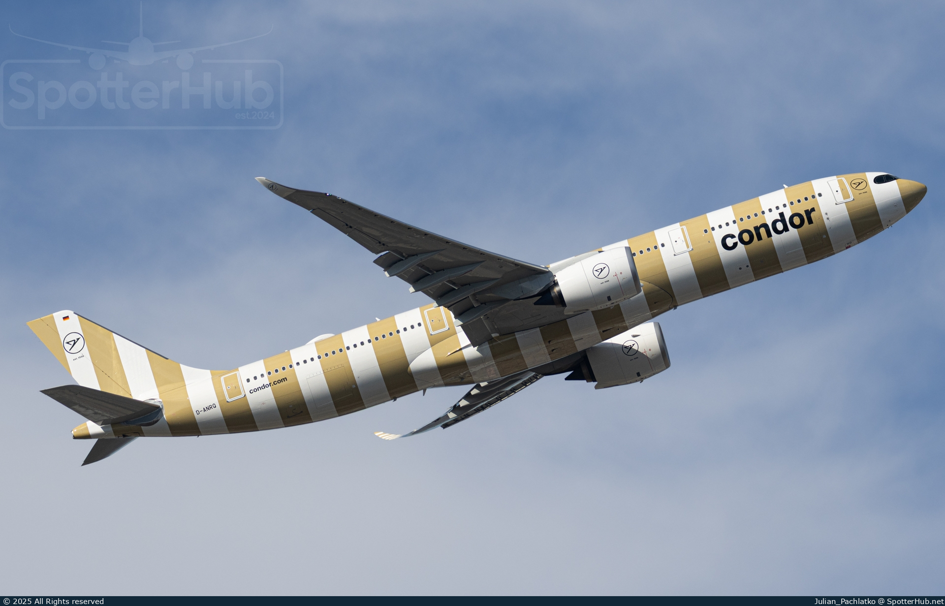Photo of D-ANRQ - Airbus A330-941 operated by Condor