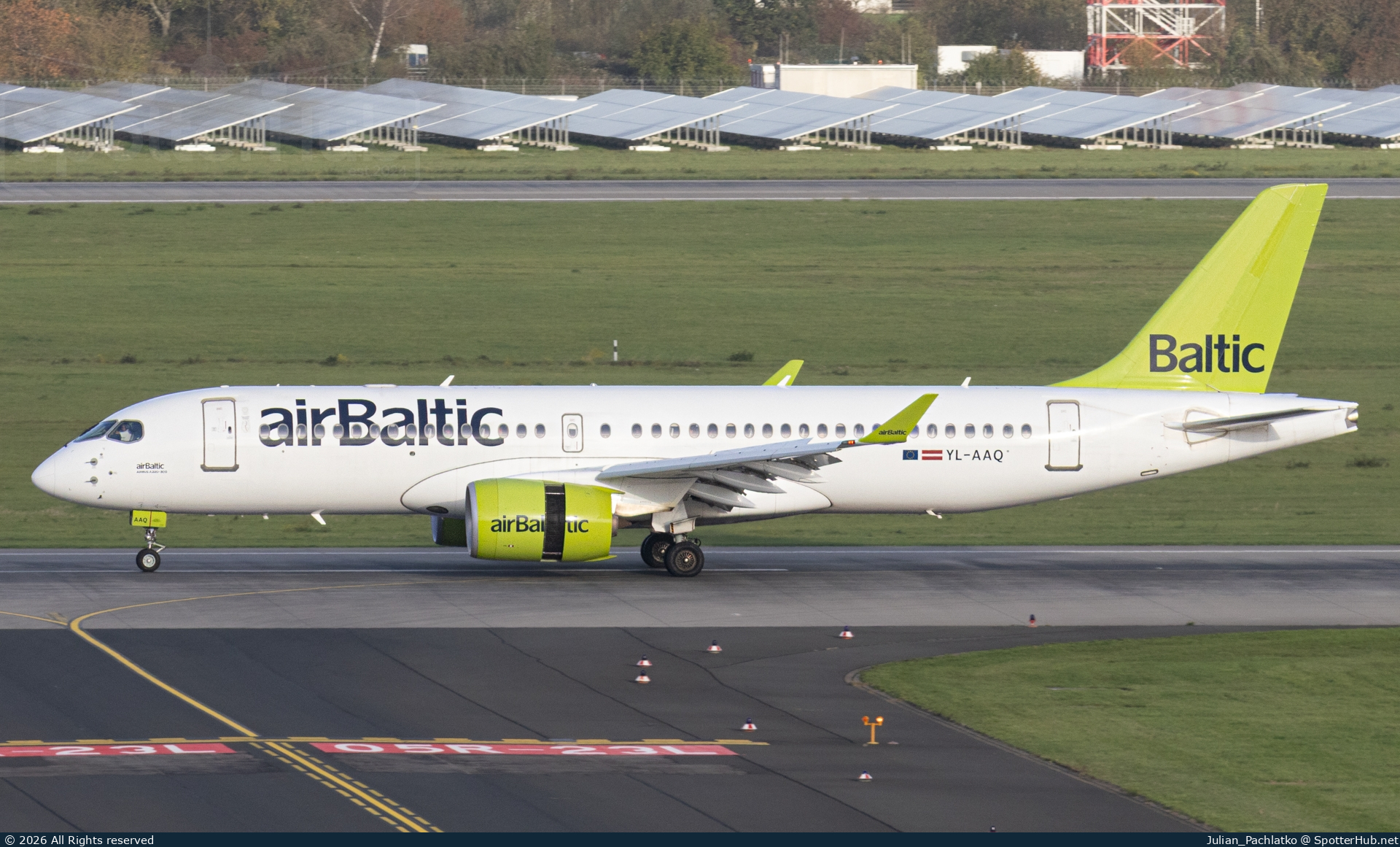 Photo of YL-AAQ - Airbus A220-300 operated by airBaltic