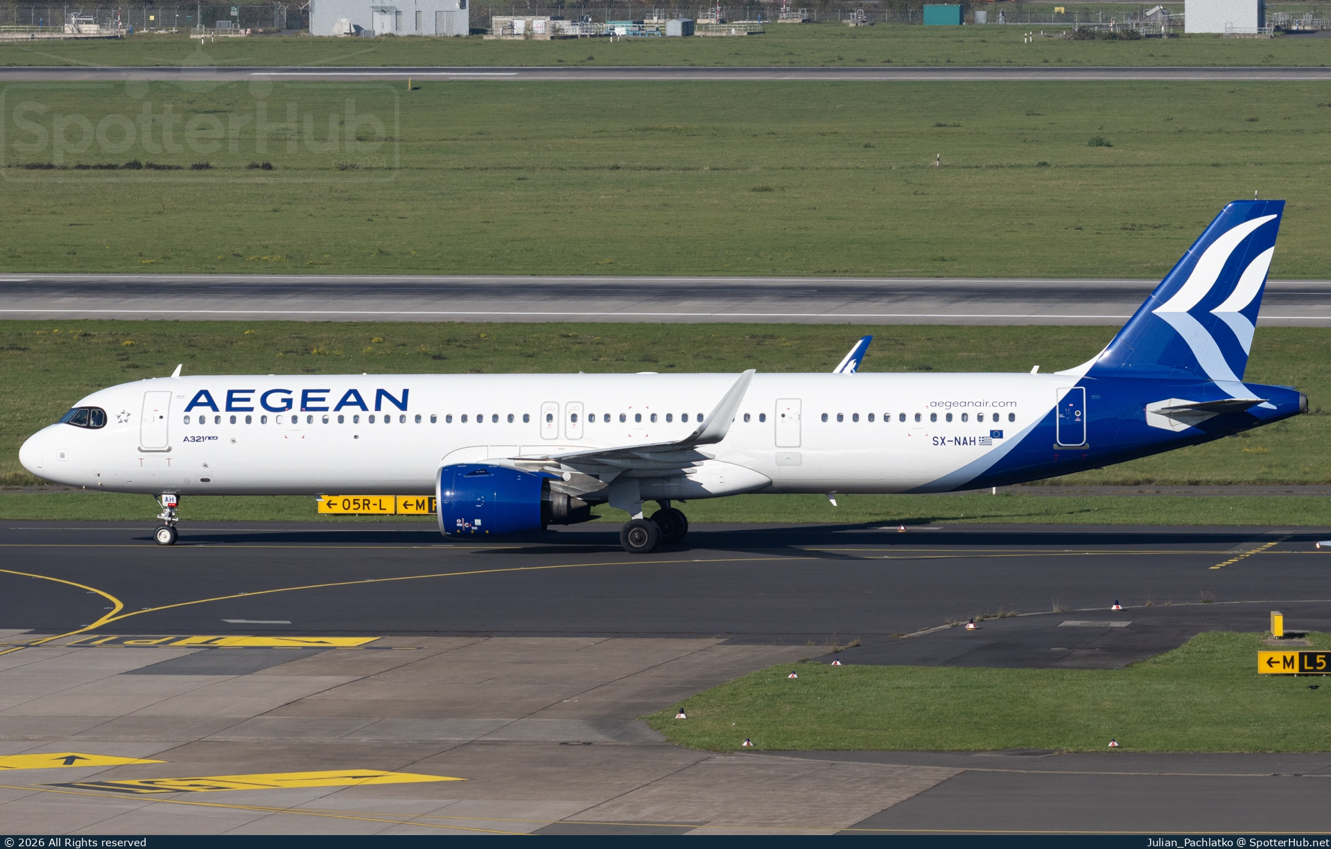 Photo of SX-NAH - Airbus A321-271NX operated by Aegean Airlines