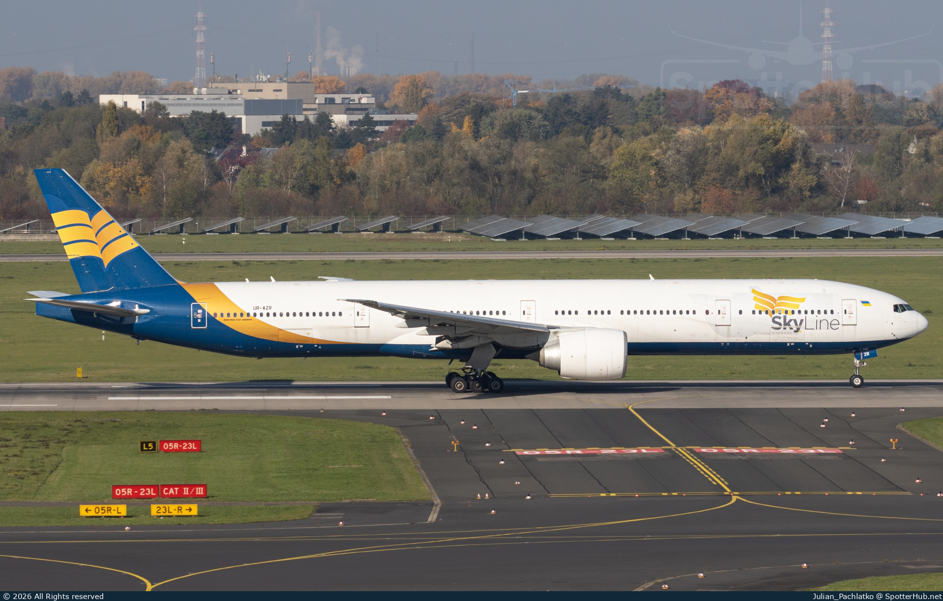 Photo of UR-AZR - Boeing 777-31H(ER) operated by Skyline Express Airlines