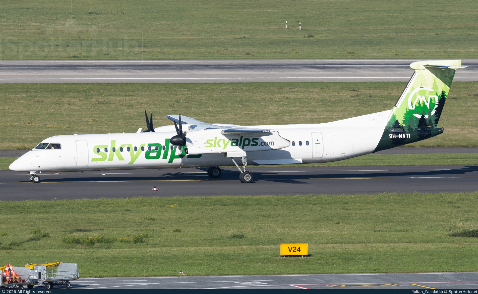 Photo of 9H-MATI - Bombardier DHC-8-402 Dash 8 Q400 operated by SkyAlps