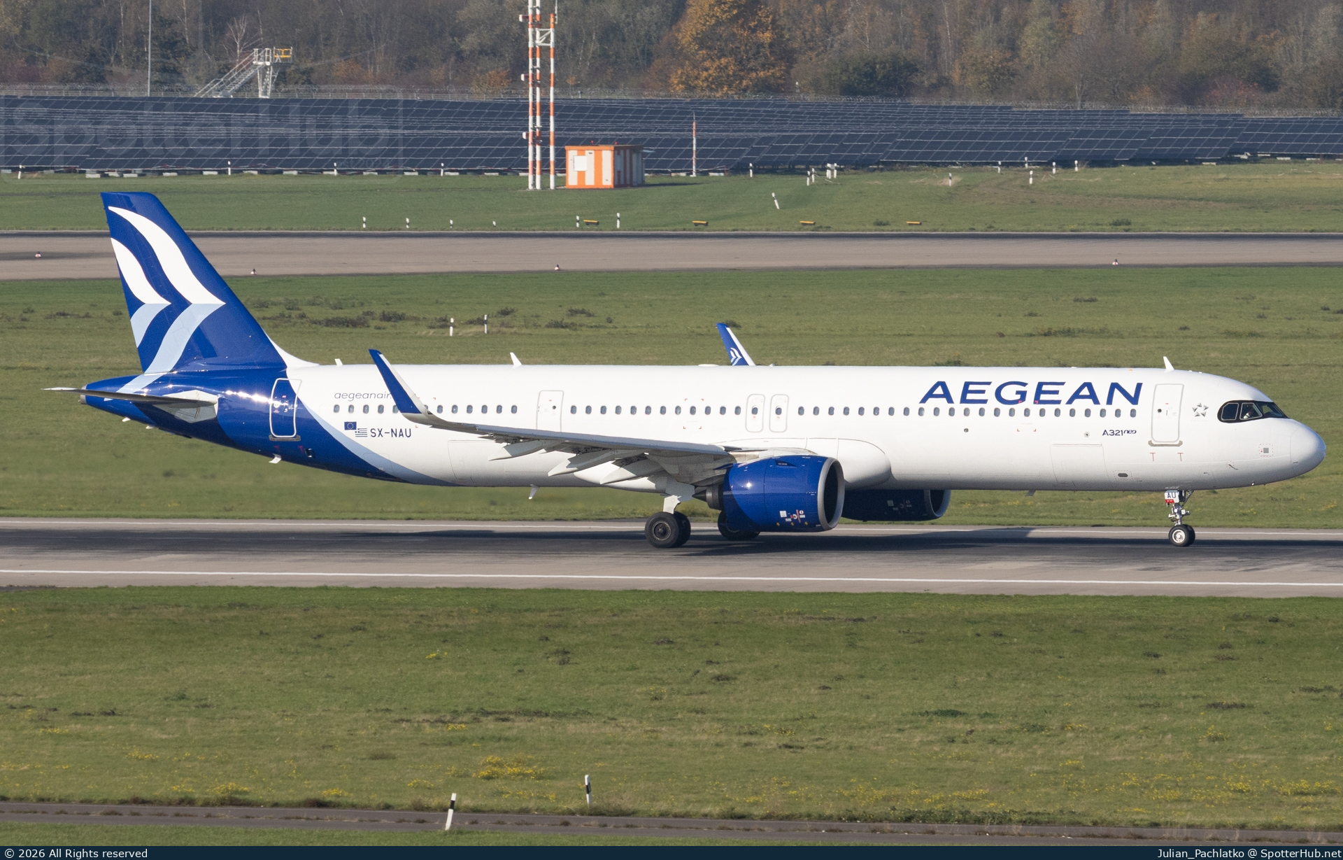 Photo of SX-NAU - Airbus A321-271NX operated by Aegean Airlines
