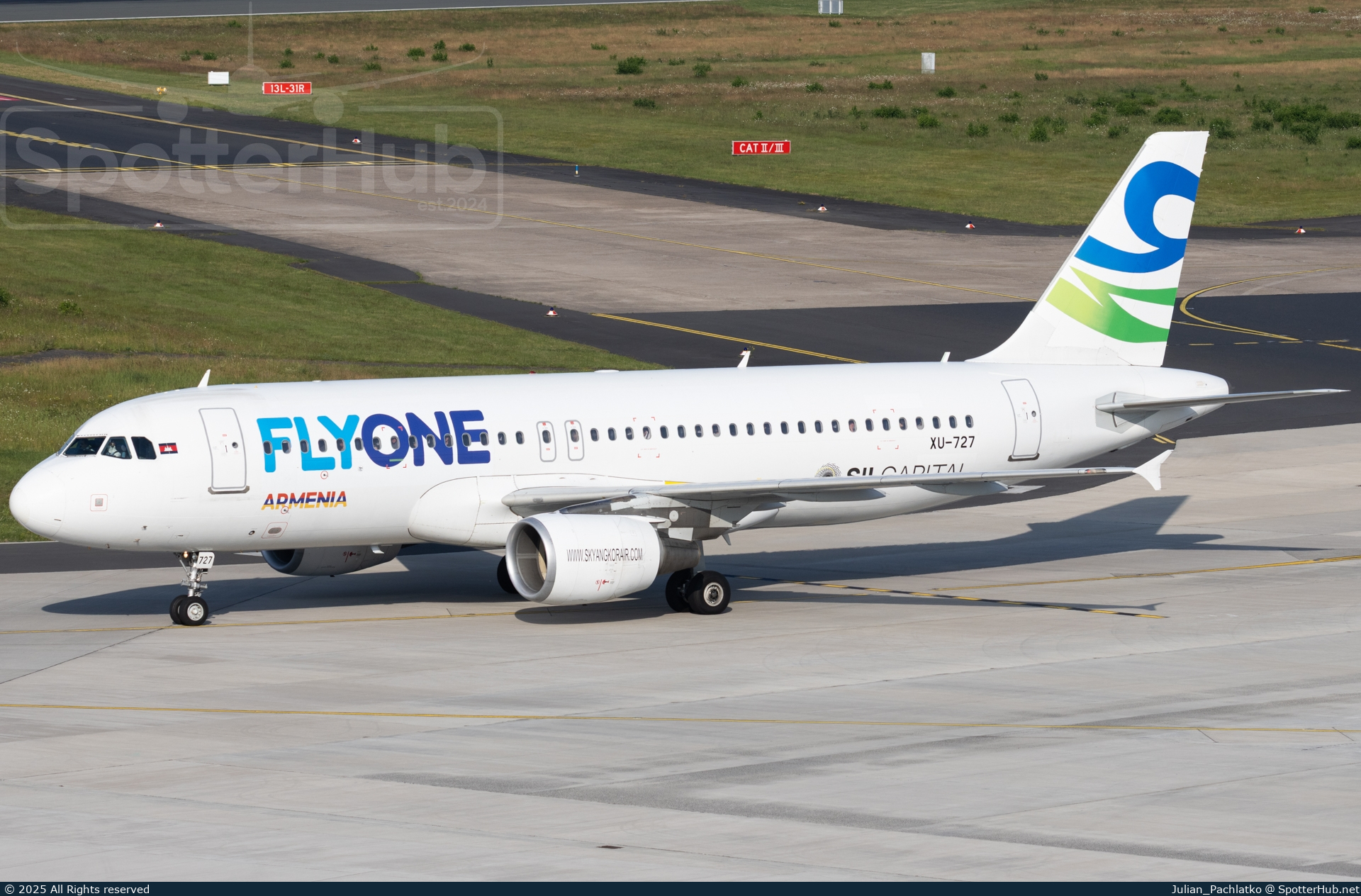 Photo of XU-727 - Airbus A320-214 operated by FlyOne Armenia (opb Sky Angkor Airlines)