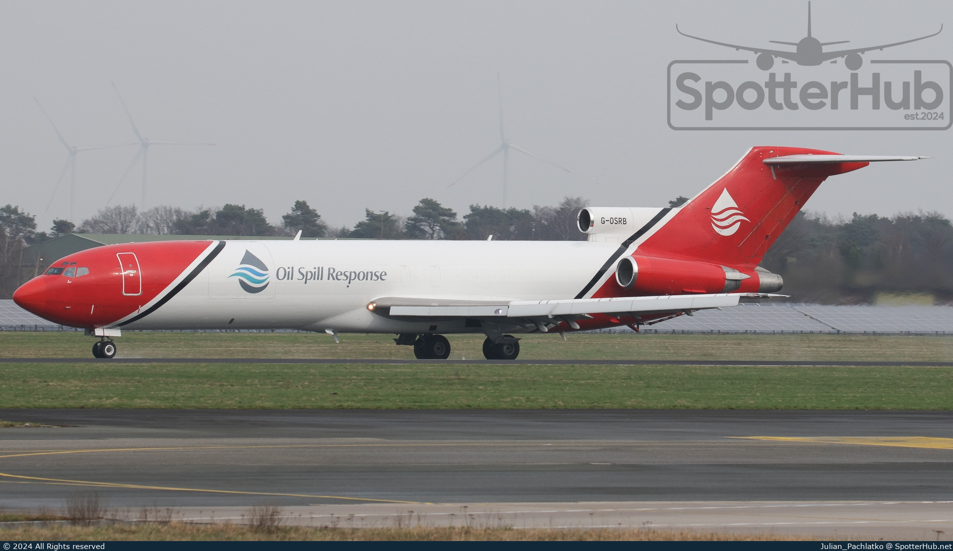 Photo of G-OSRB - Boeing 727-2S2F(Adv)(RE) at Niederrhein