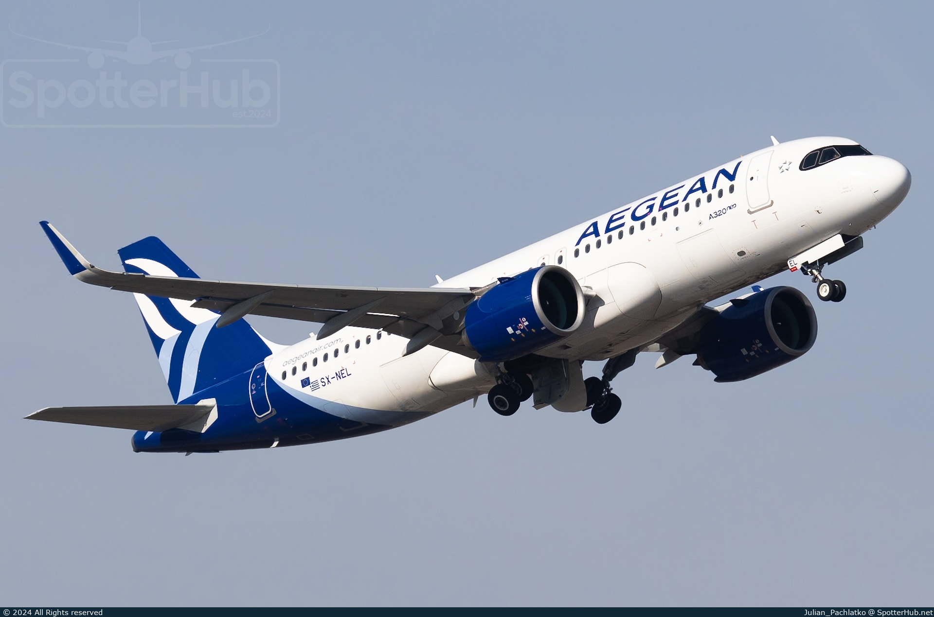 Photo of SX-NEL - Airbus A320-271N operated by Aegean Airlines