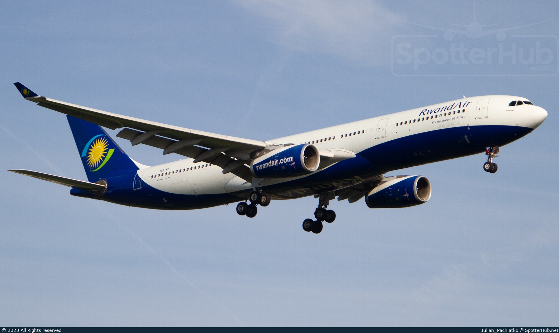 Photo of 9XR-WP - Airbus A330-343 operated by RwandAir