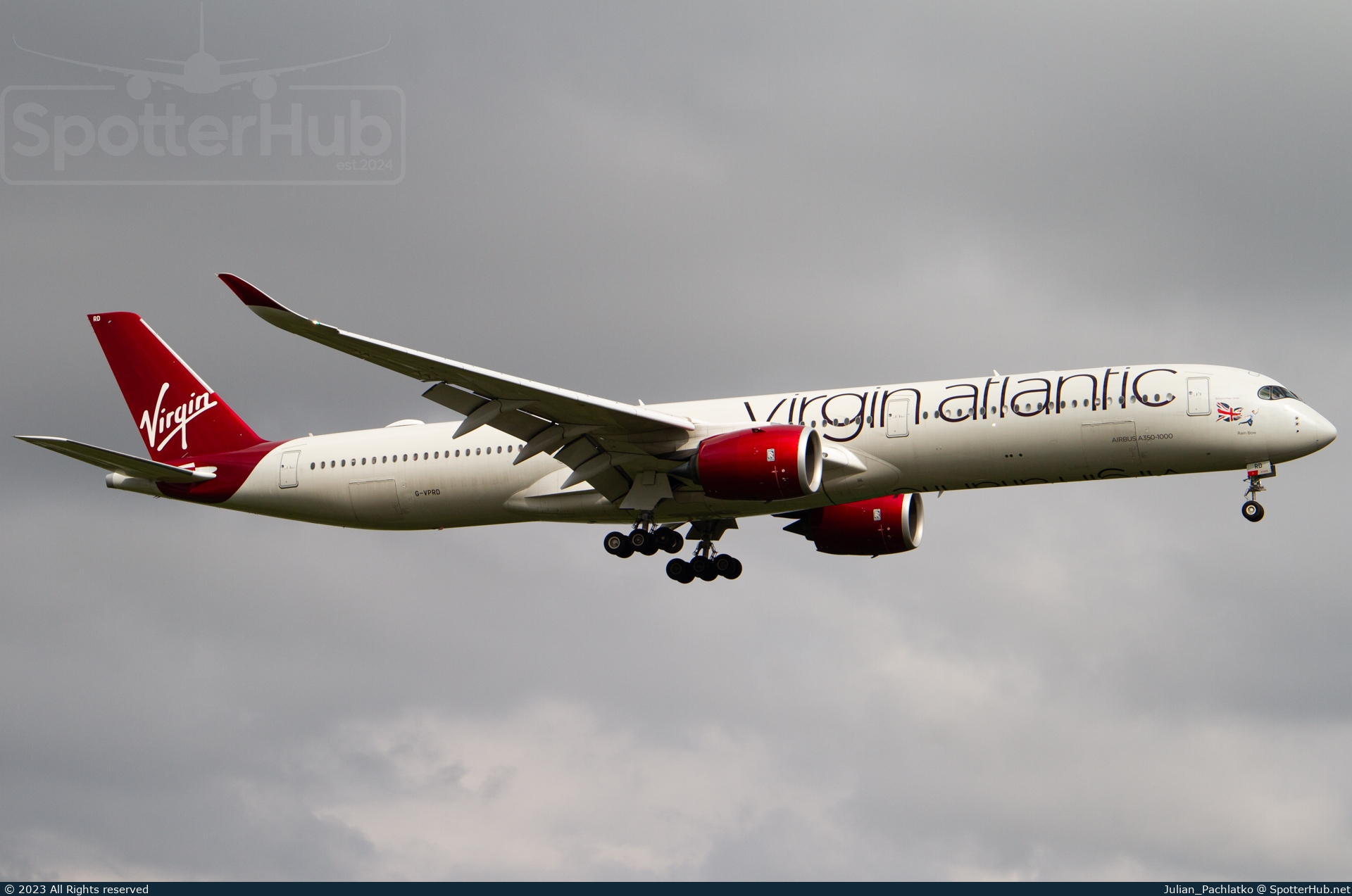 Photo of G-VPRD - Airbus A350-1041 operated by Virgin Atlantic Airways