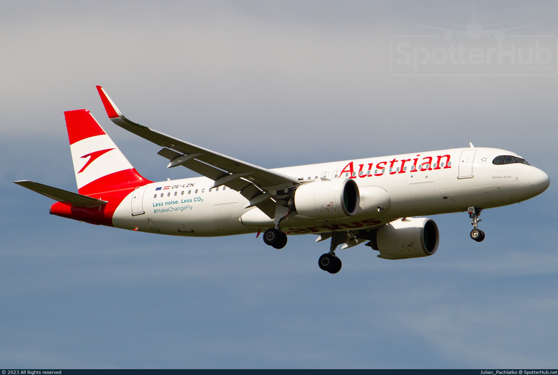 Photo of OE-LZN - Airbus A320-271N operated by Austrian Airlines