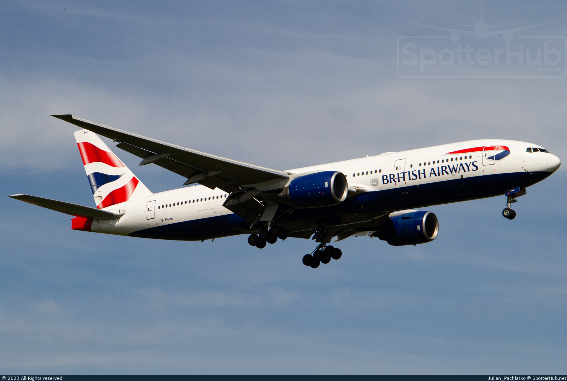 Photo of G-YMMH - Boeing 777-236(ER) operated by British Airways