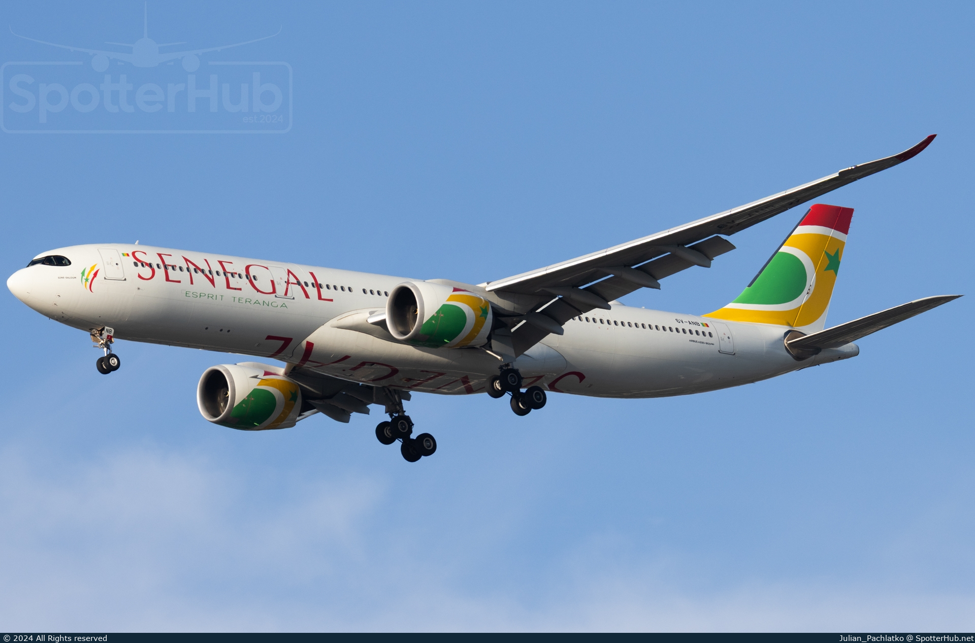 Photo of 6V-ANB - Airbus A330-941 operated by Air Senegal