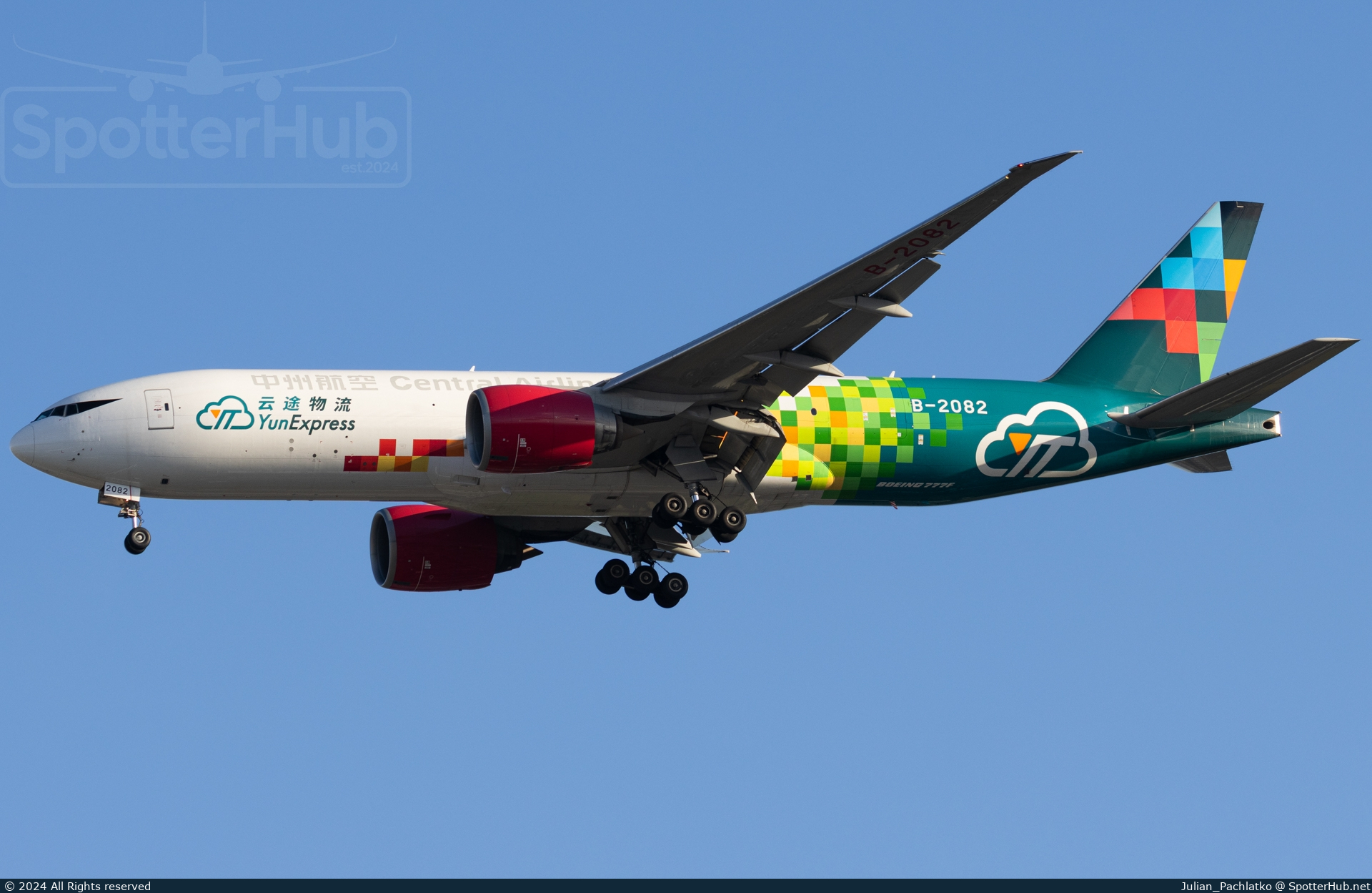 Photo of B-2082 - Boeing 777-F6N operated by China Central Airlines
