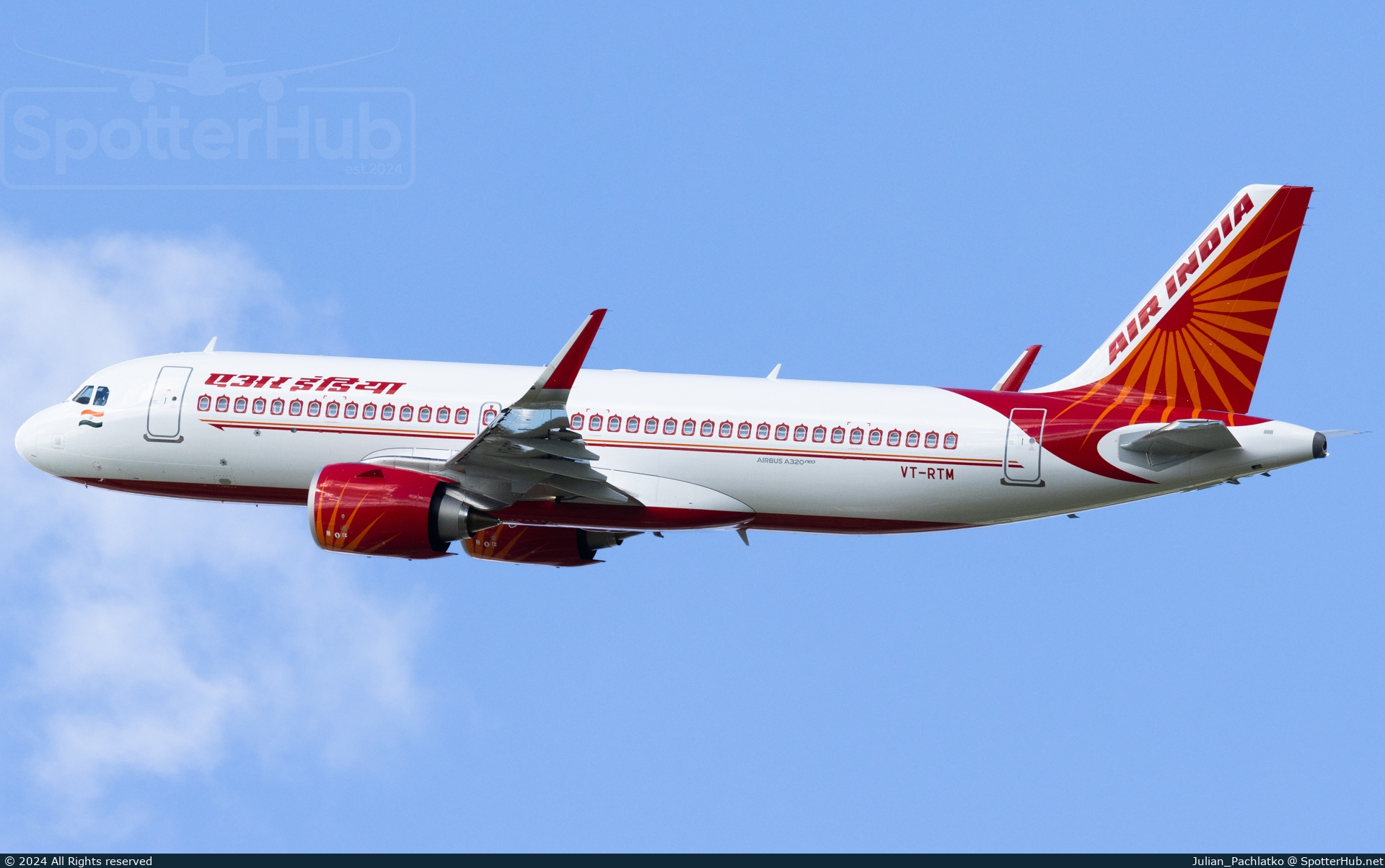 Photo of VT-RTM - Airbus A320-251N operated by Air India
