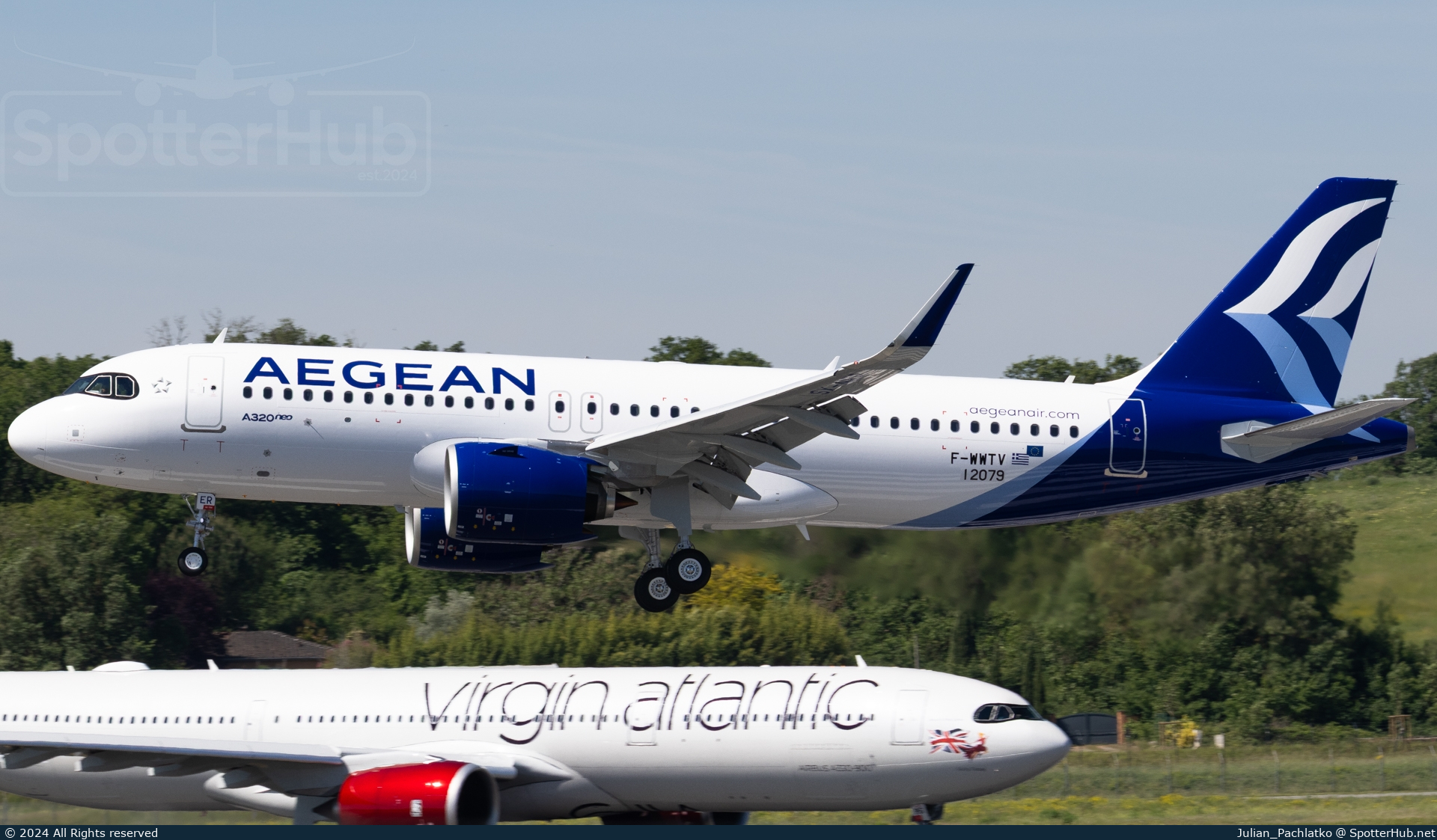 Photo of F-WWTV - Airbus A320-271N operated by Aegean Airlines