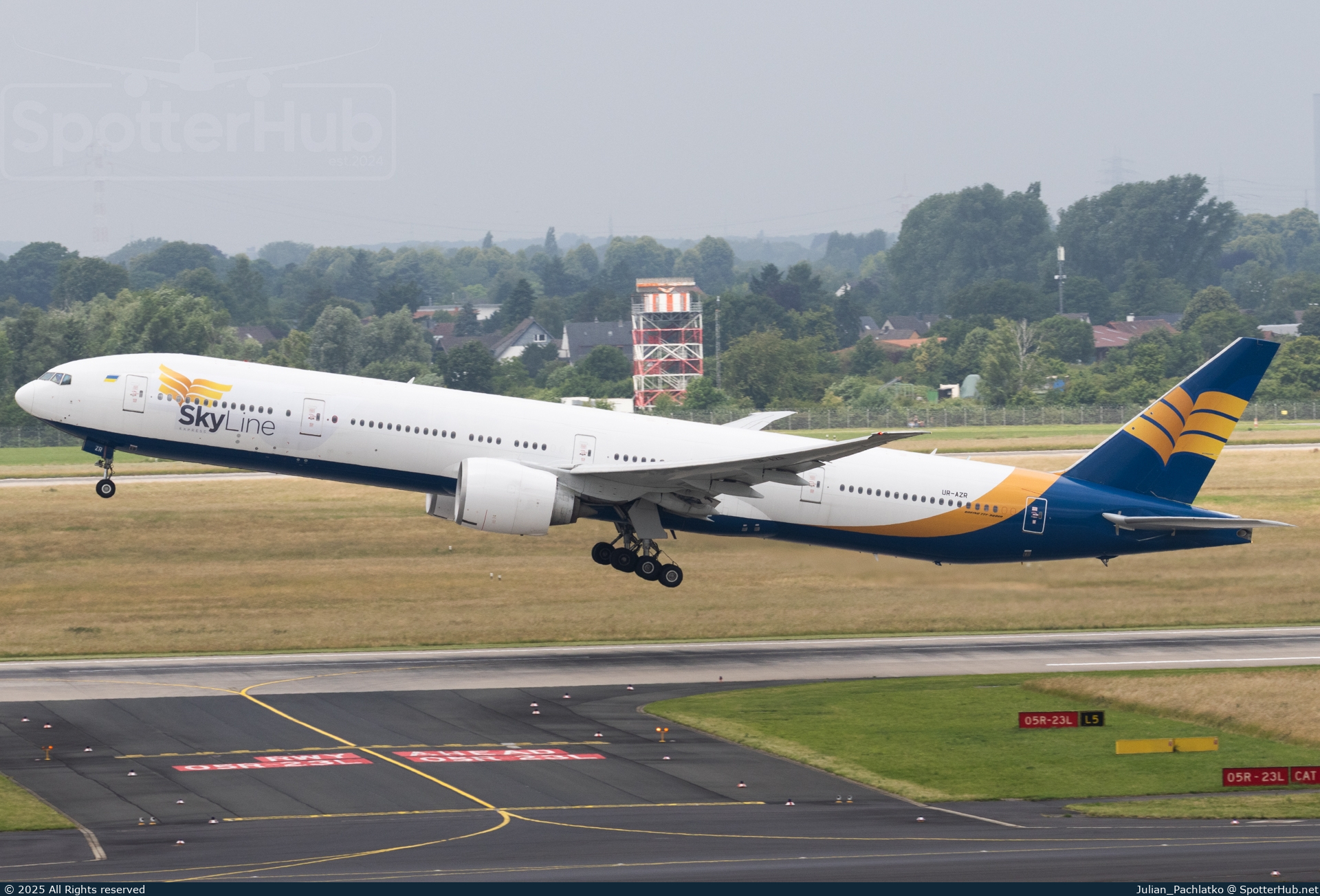 Photo of UR-AZR - Boeing 777-31H(ER) operated by Skyline Express Airlines