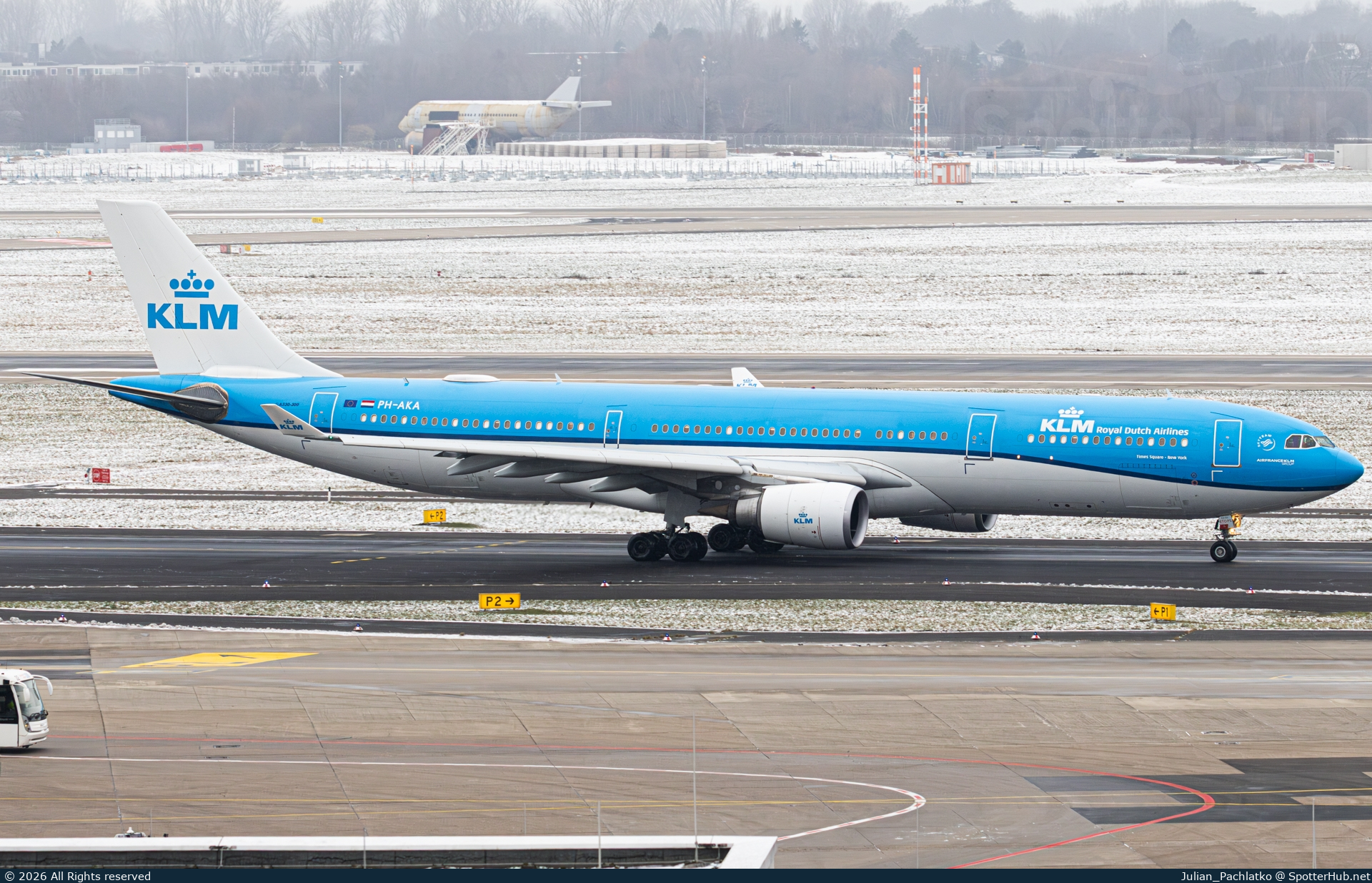 Photo of PH-AKA - Airbus A330-303 operated by KLM Royal Dutch Airlines