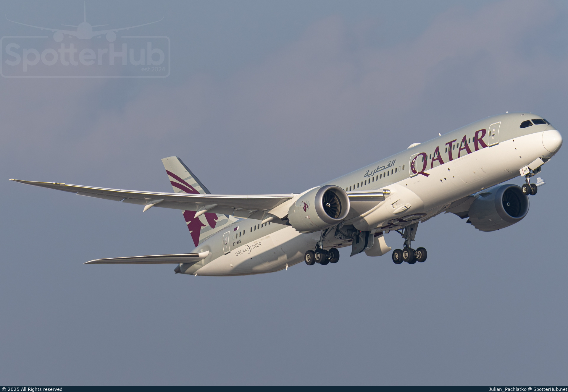 Photo of A7-BHS - Boeing 787-9 Dreamliner operated by Qatar Airways