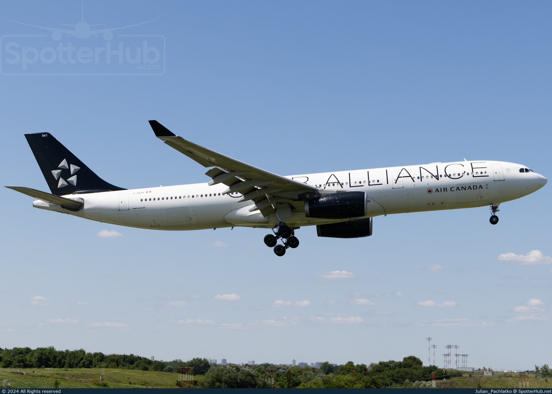 Photo of C-GEGI - Airbus A330-343 operated by Air Canada