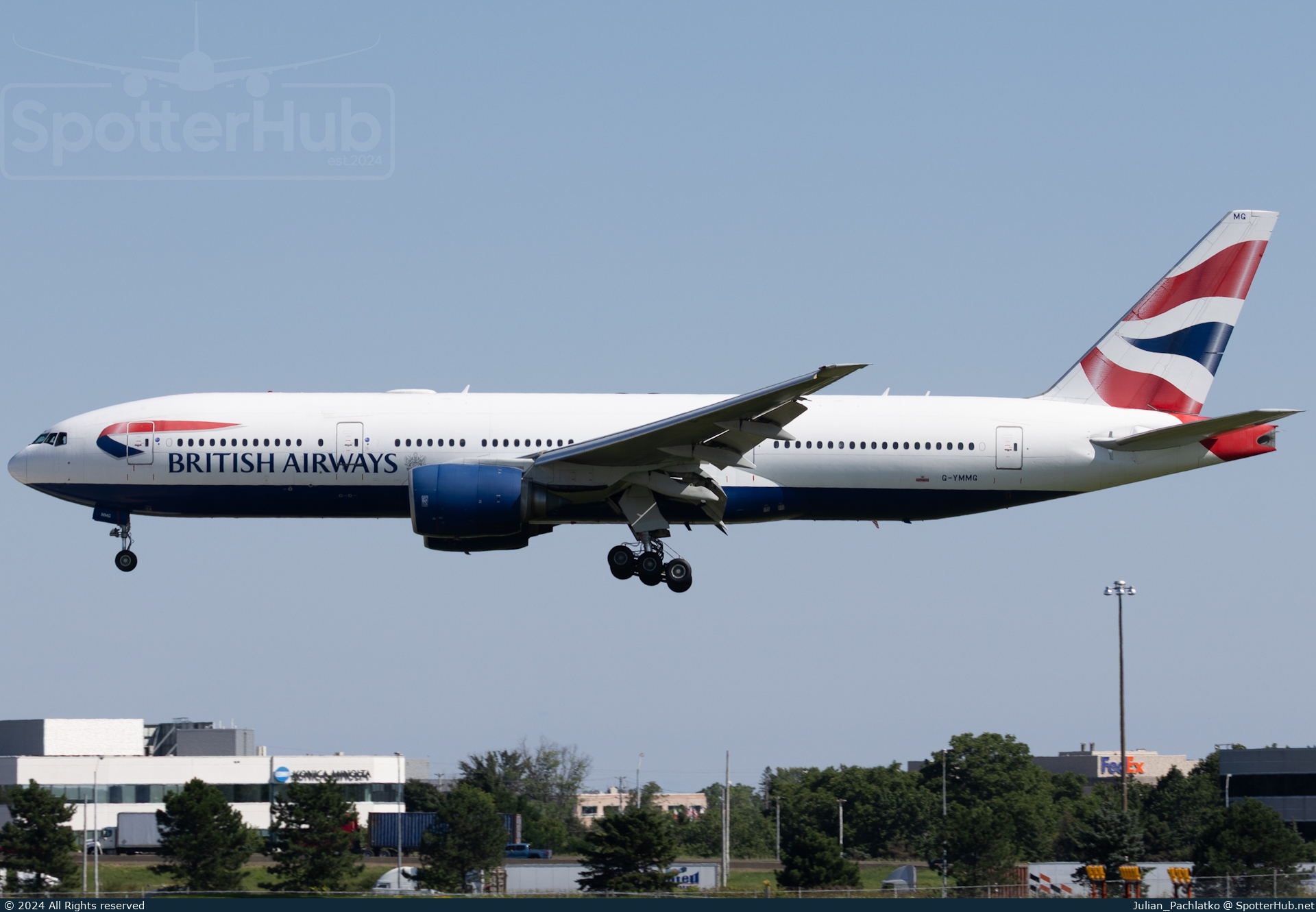Photo of G-YMMG - Boeing 777-236(ER) operated by British Airways