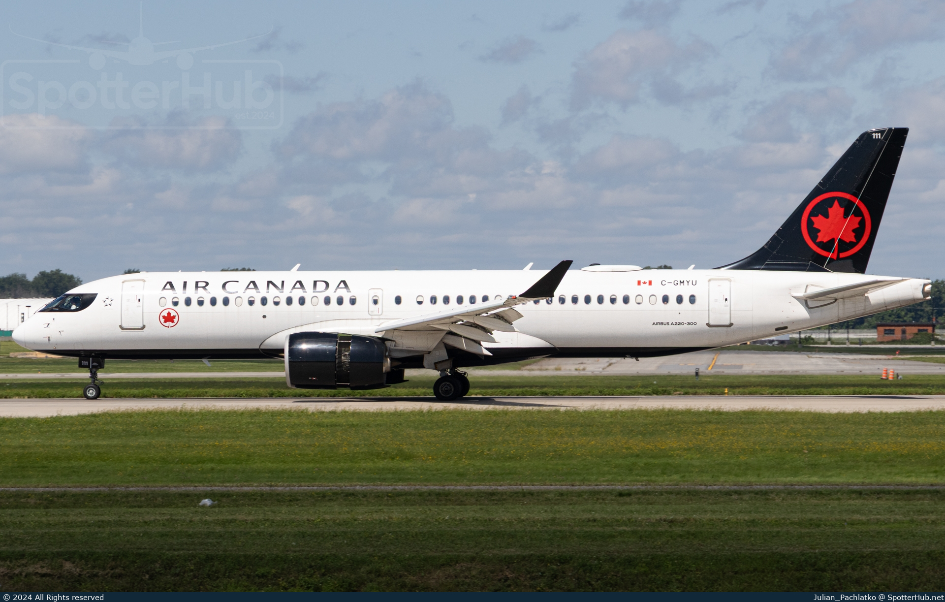 Photo of C-GMYU - Airbus A220-300 operated by Air Canada