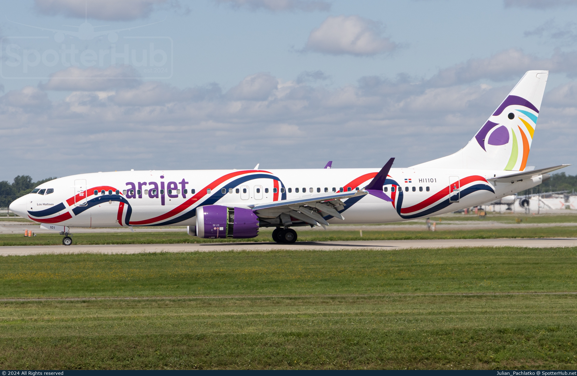 Photo of HI1101 - Boeing 737 MAX 8 operated by Arajet