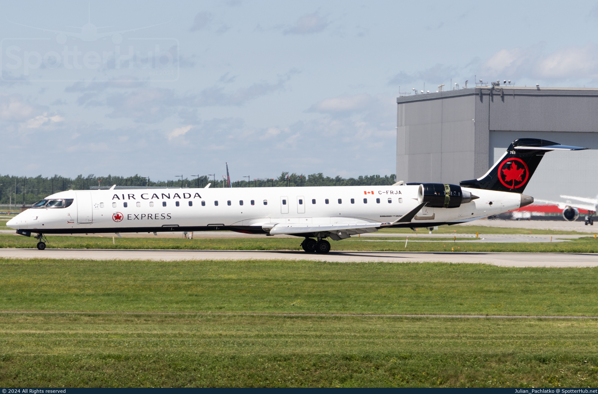 Photo of C-FRJA - Bombardier CRJ-900LR operated by Air Canada Express (opb Jazz Air)