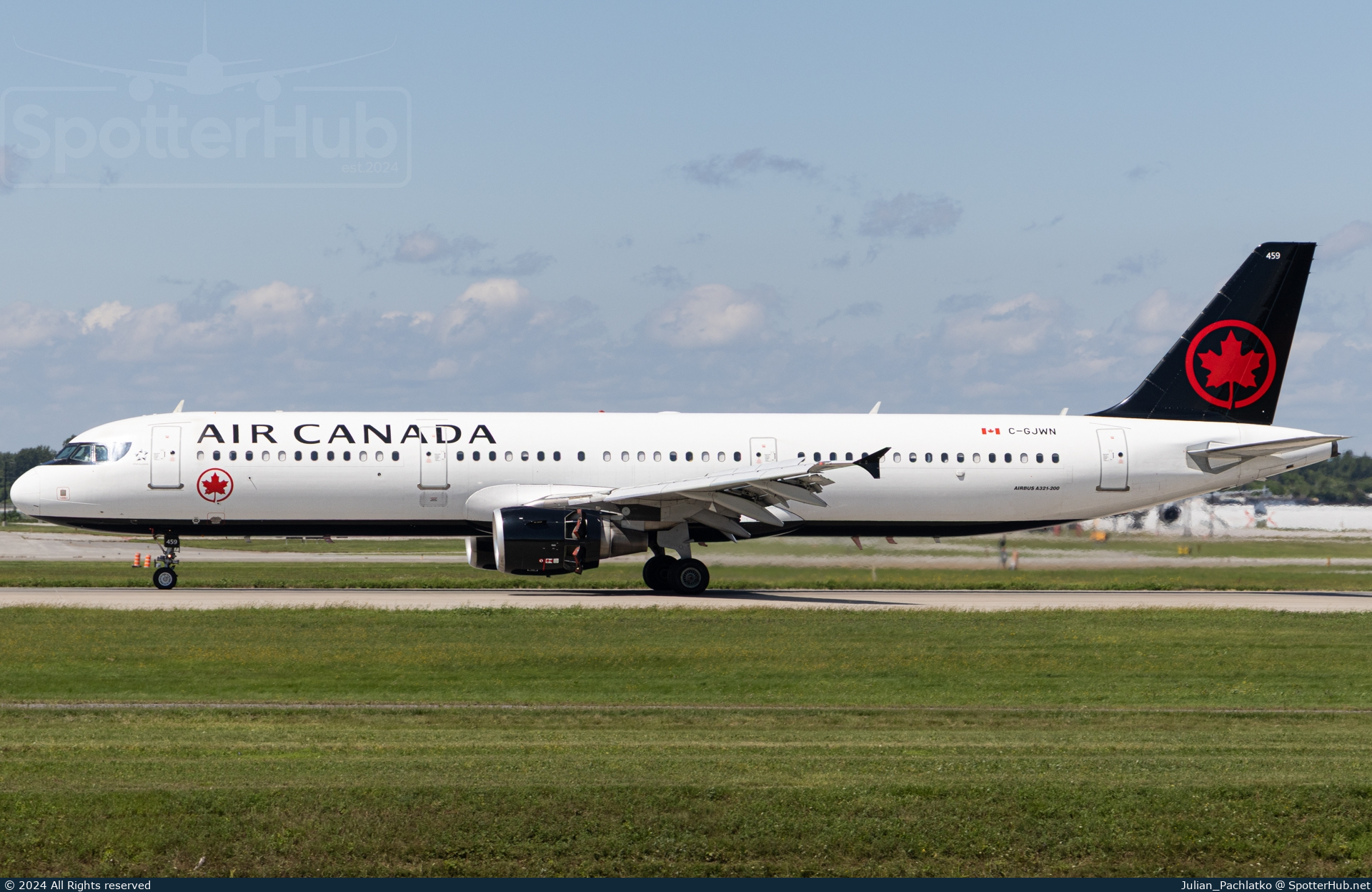 Photo of C-GJWN - Airbus A321-211 operated by Air Canada