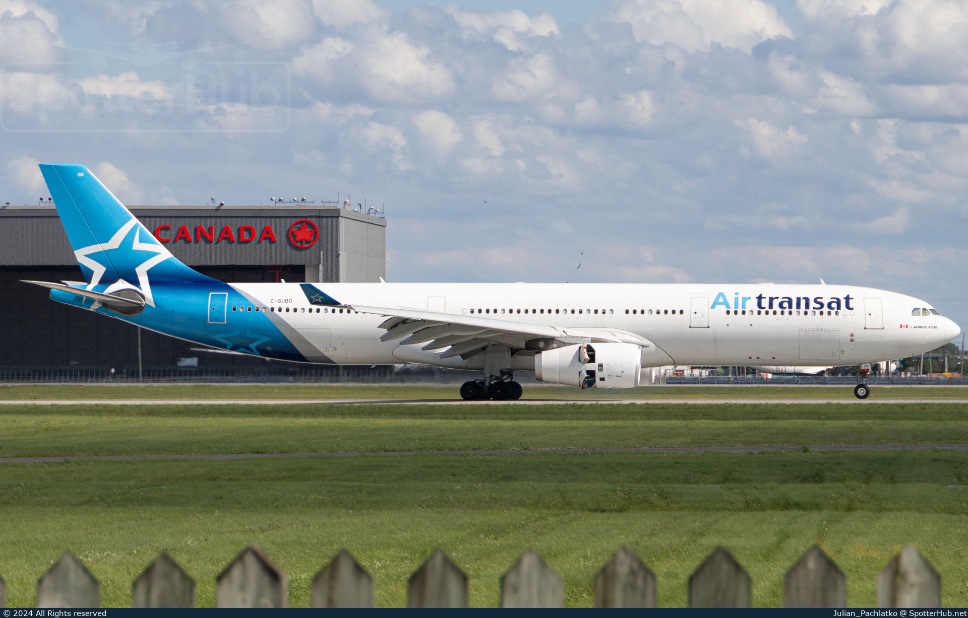 Photo of C-GUBO - Airbus A330-343 operated by Air Transat