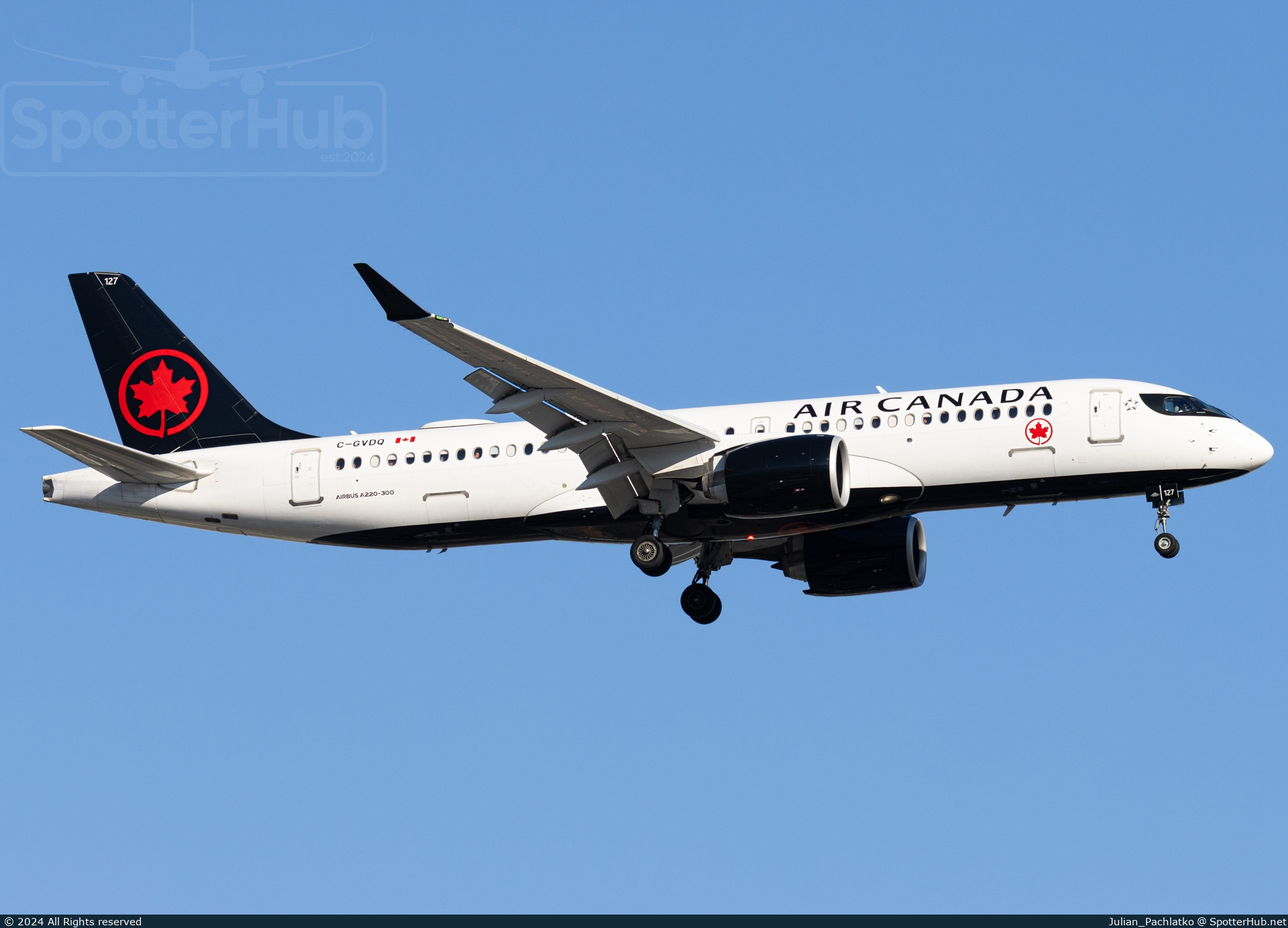 Photo of C-GVDQ - Airbus A220-300 operated by Air Canada