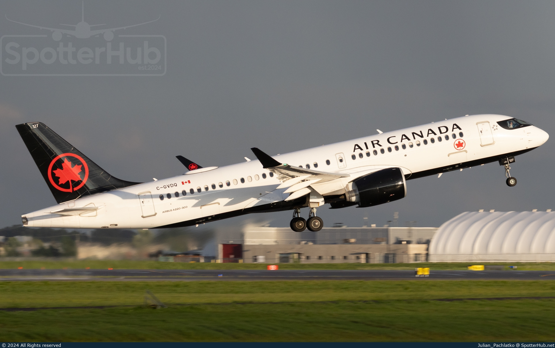 Photo of C-GVDQ - Airbus A220-300 operated by Air Canada