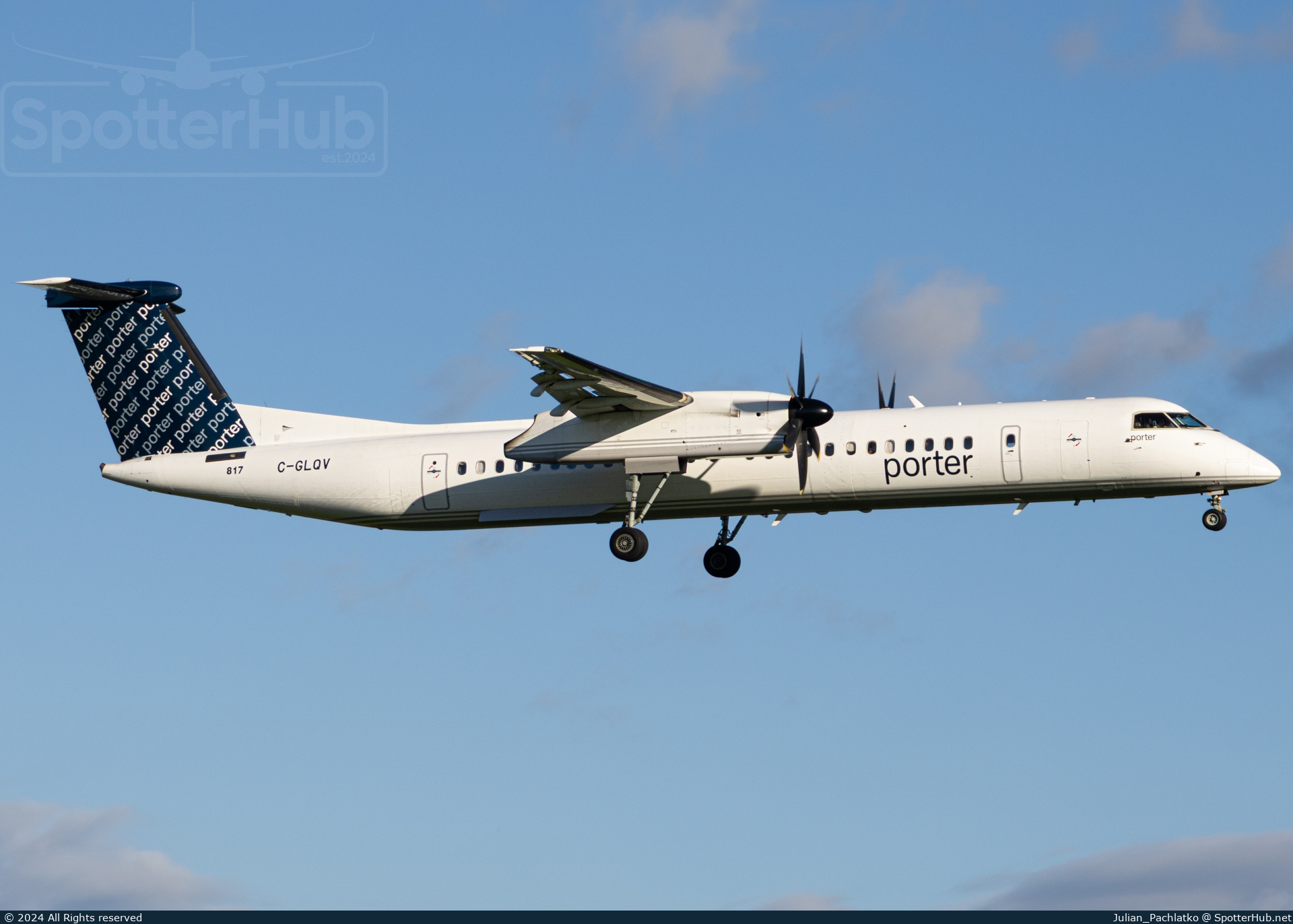 Photo of C-GLQV - Bombardier DHC-8-402 Dash 8 Q400 operated by Porter Airlines
