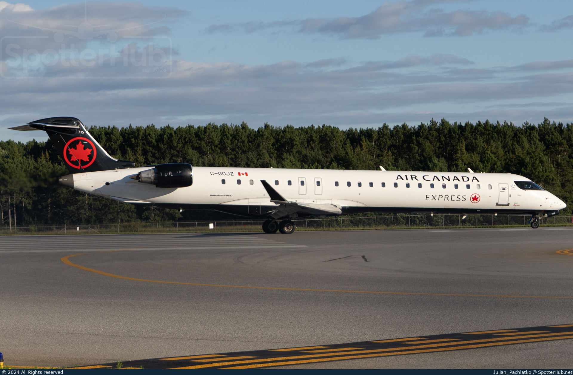 Photo of C-GOJZ - Bombardier CRJ-900LR operated by Air Canada Express (opb Jazz Air)