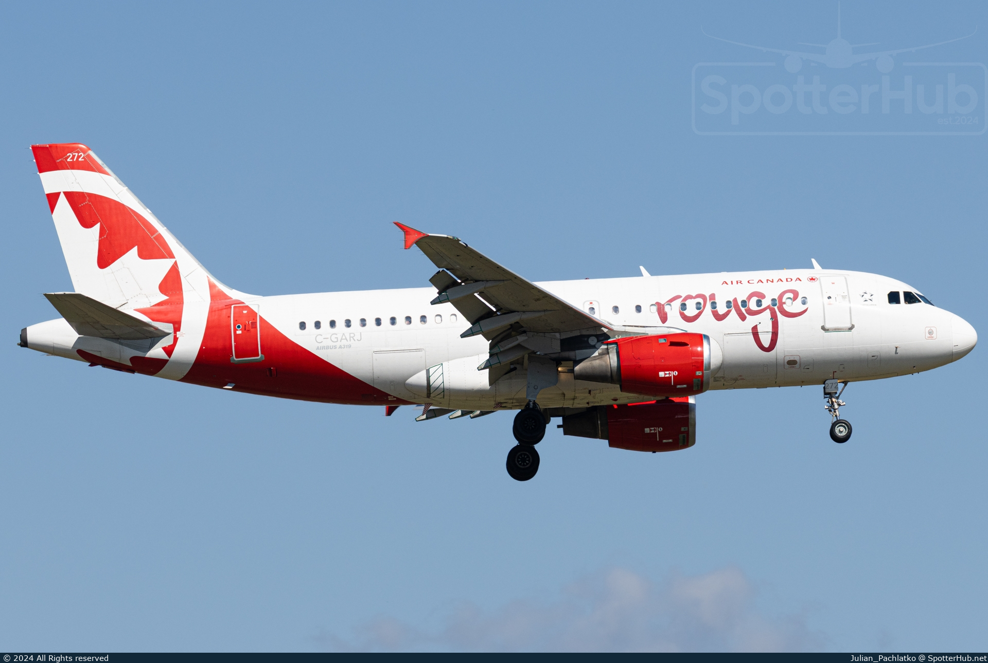 Photo of C-GARJ - Airbus A319-114 operated by Air Canada Rouge