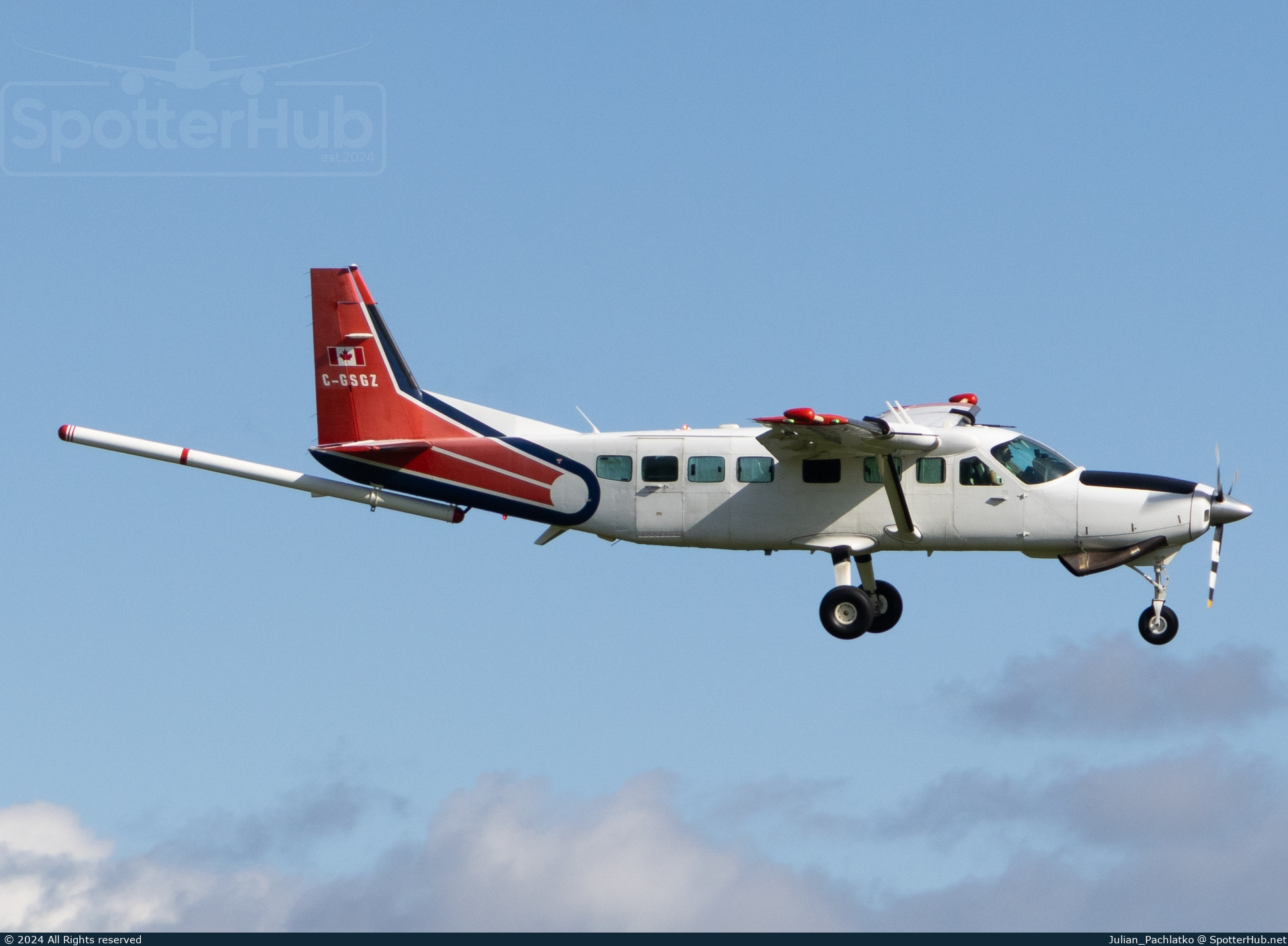 Photo of C-GSGZ - Cessna 208B Grand Caravan operated by Sander Geophysics