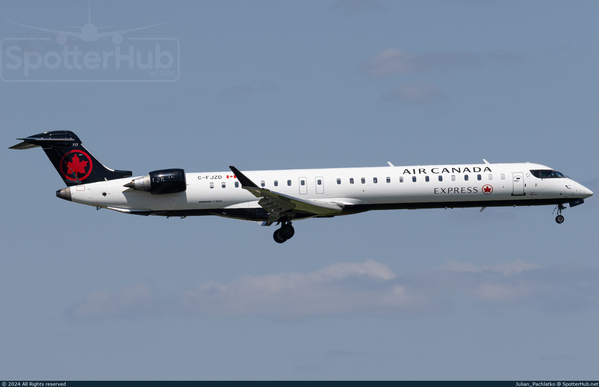 Photo of C-FJZD - Bombardier CRJ-900LR operated by Air Canada Express (opb Jazz Air)
