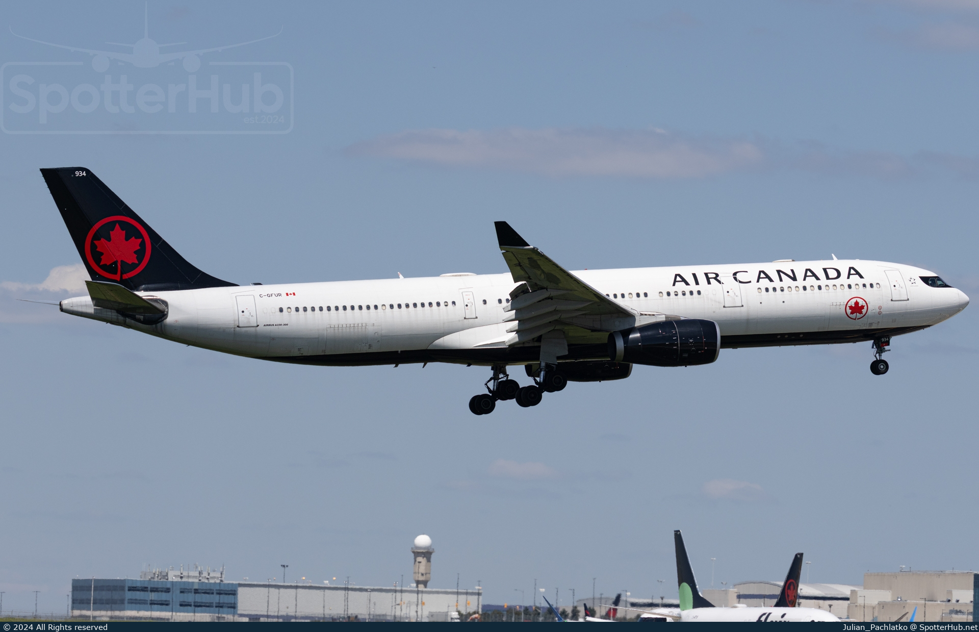 Photo of C-GFUR - Airbus A330-343 operated by Air Canada