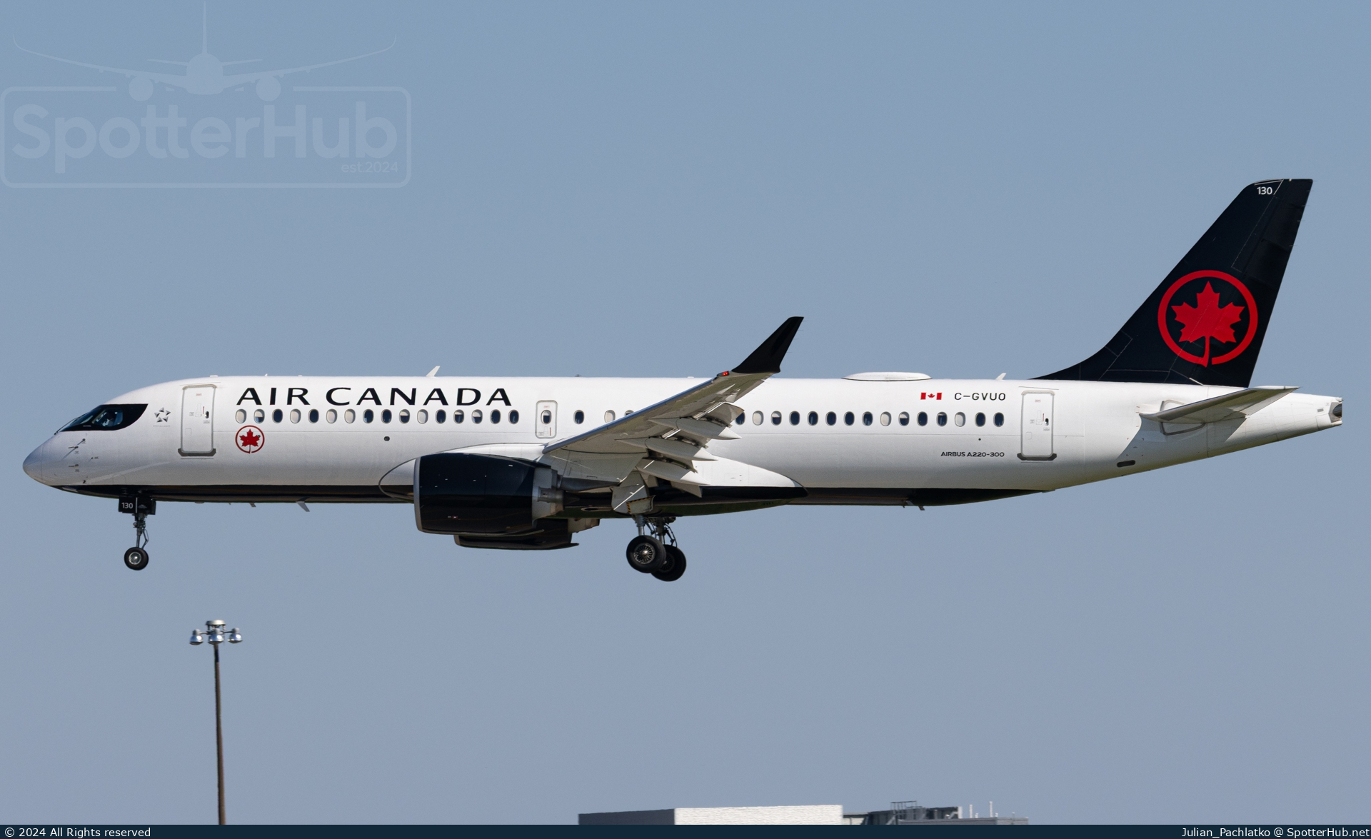 Photo of C-GVUO - Airbus A220-300 operated by Air Canada