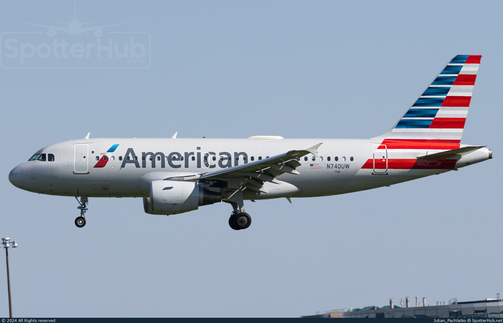 Photo of N740UW - Airbus A319-112 operated by American Airlines