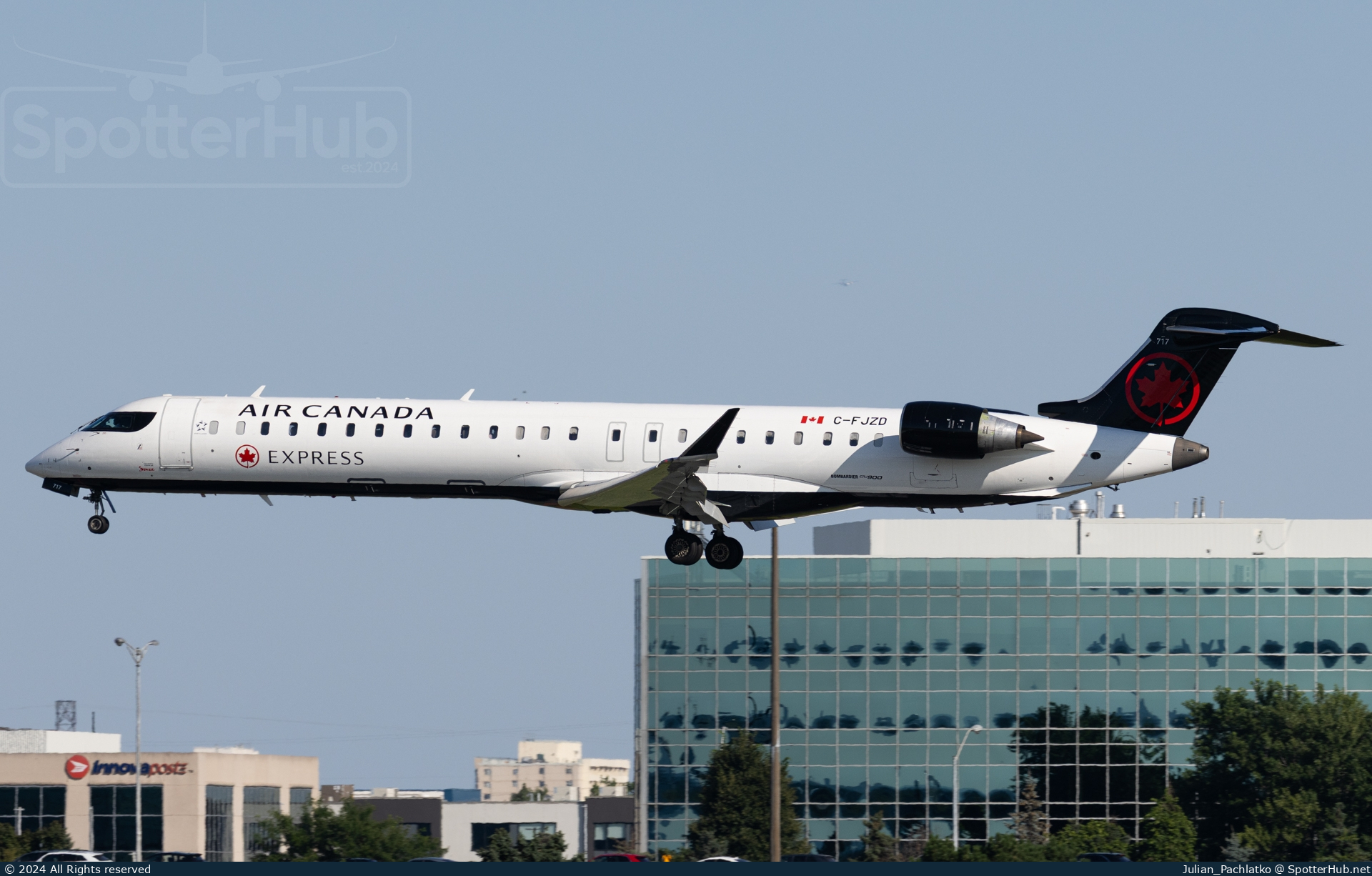 Photo of C-FJZD - Bombardier CRJ-900LR operated by Air Canada Express (opb Jazz Air)