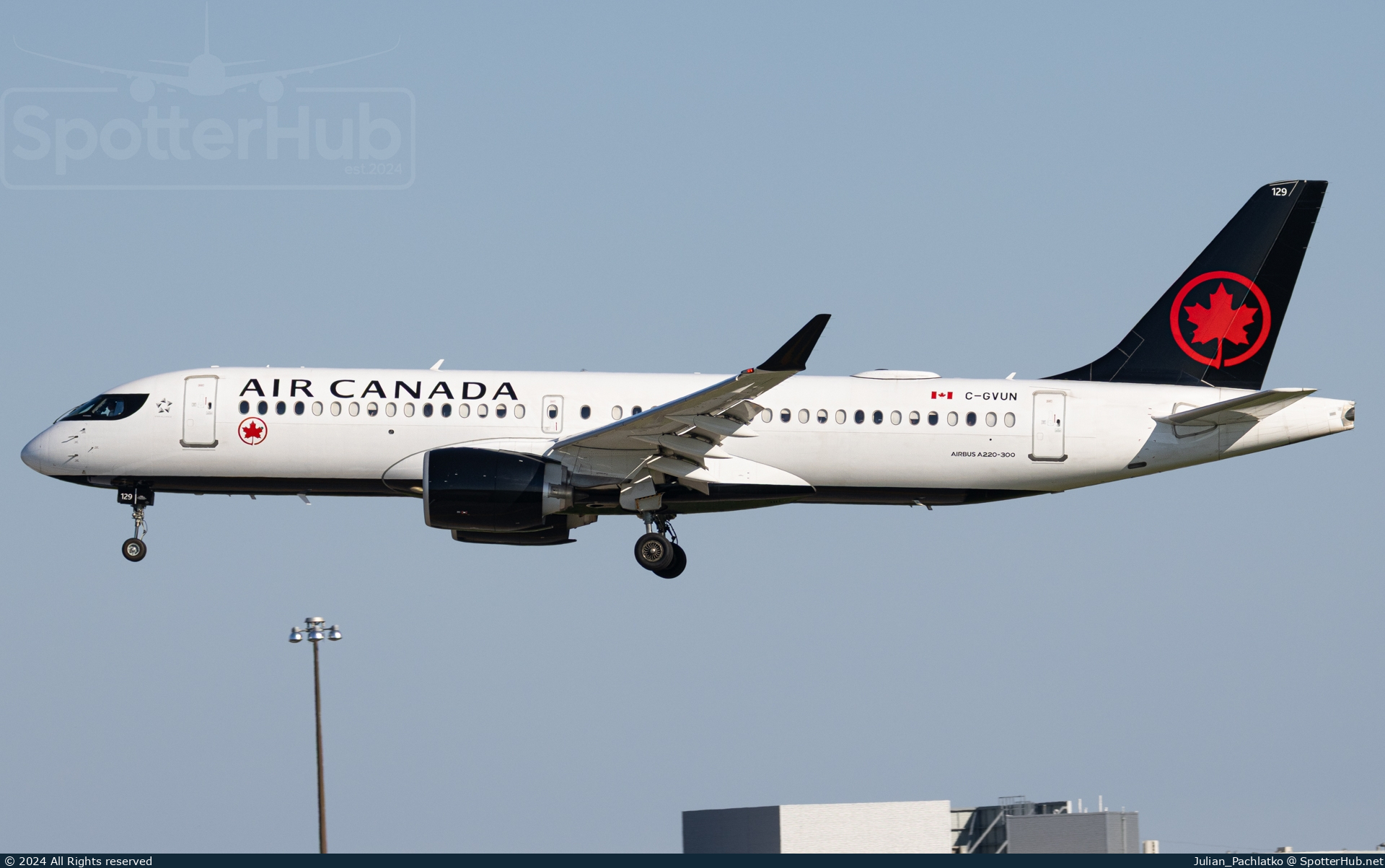 Photo of C-GVUN - Airbus A220-300 operated by Air Canada