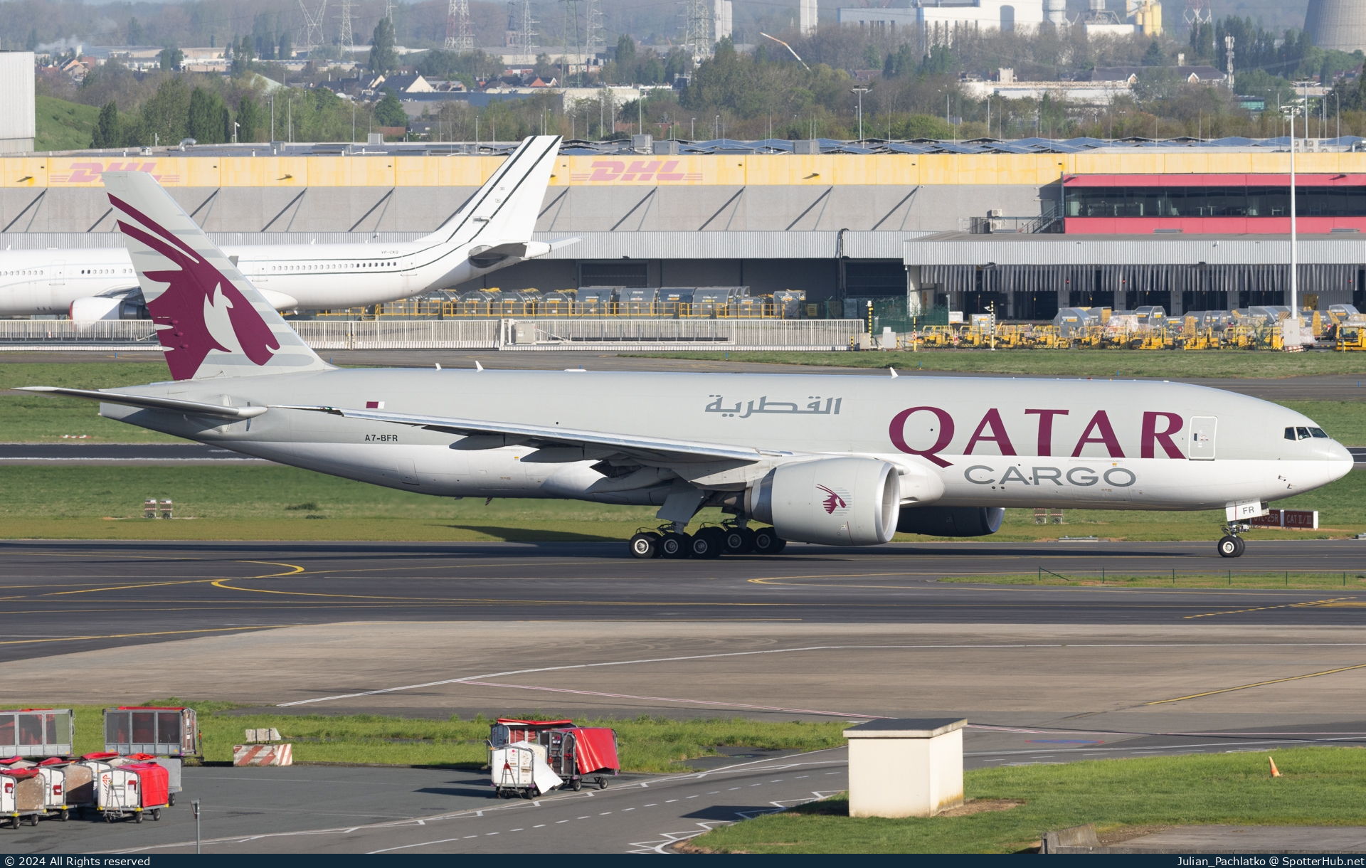 Photo of A7-BFR - Boeing 777-F operated by Qatar Airways Cargo