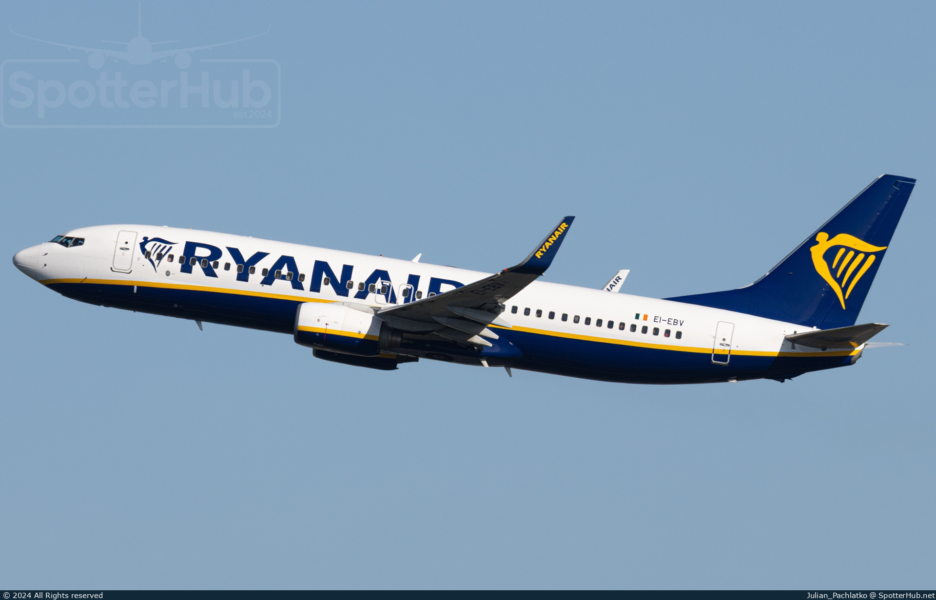 Photo of EI-EBV - Boeing 737-8AS operated by Ryanair