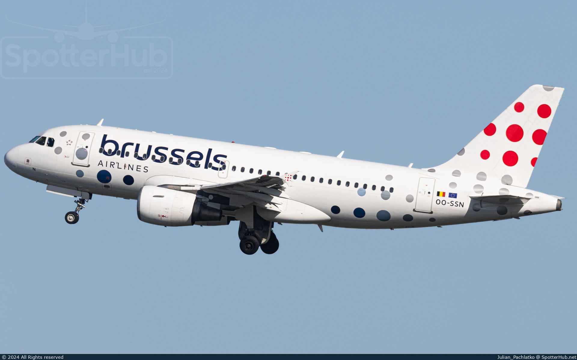 Photo of OO-SSN - Airbus A319-112 operated by Brussels Airlines