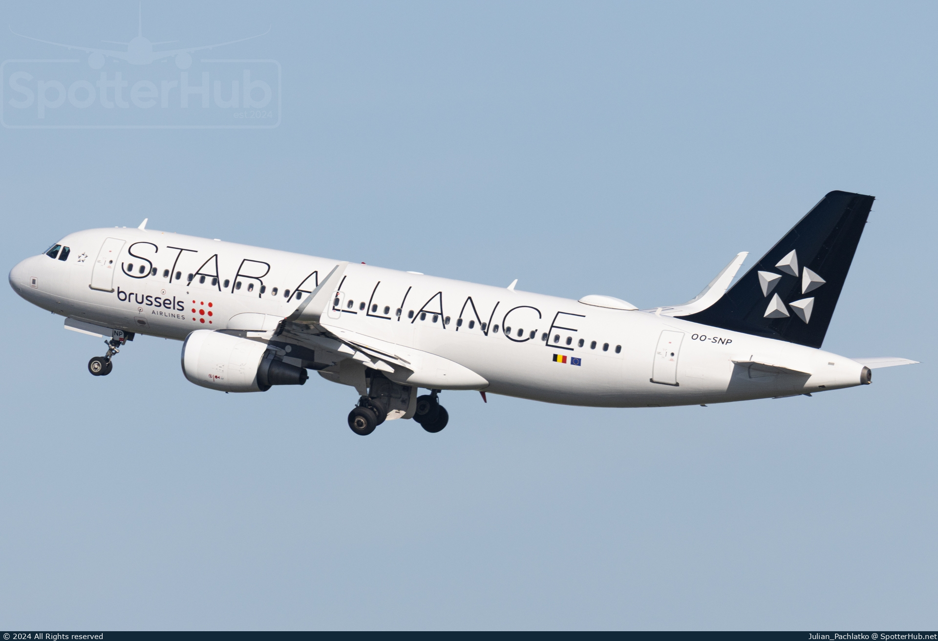 Photo of OO-SNP - Airbus A320-214 operated by Brussels Airlines
