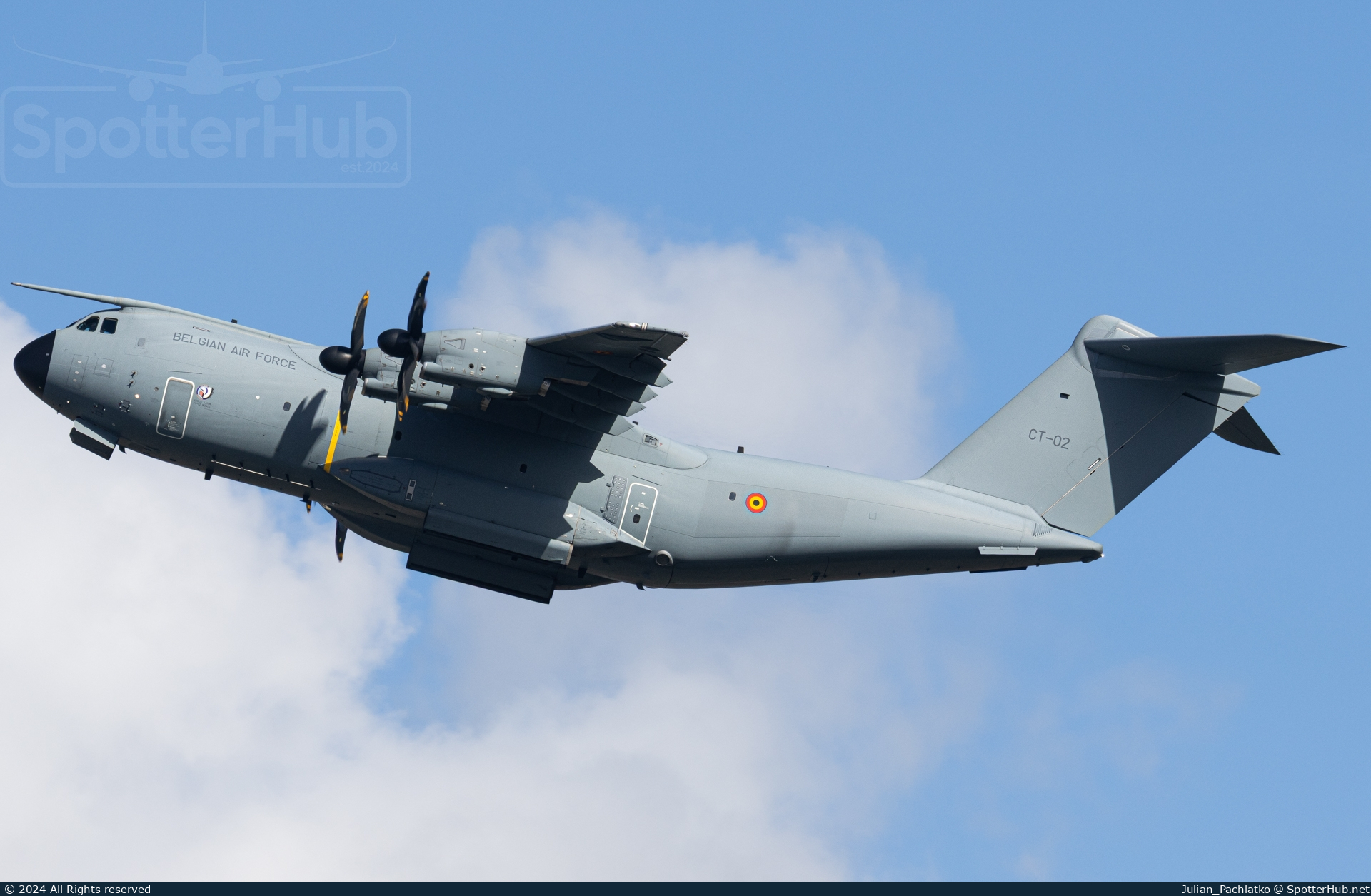 Photo of CT-02 - Airbus A400M Atlas operated by Belgian Air Force