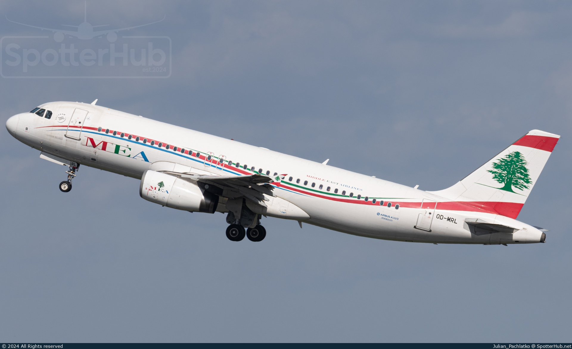 Photo of OD-MRL - Airbus A320-232 operated by MEA Middle East Airlines