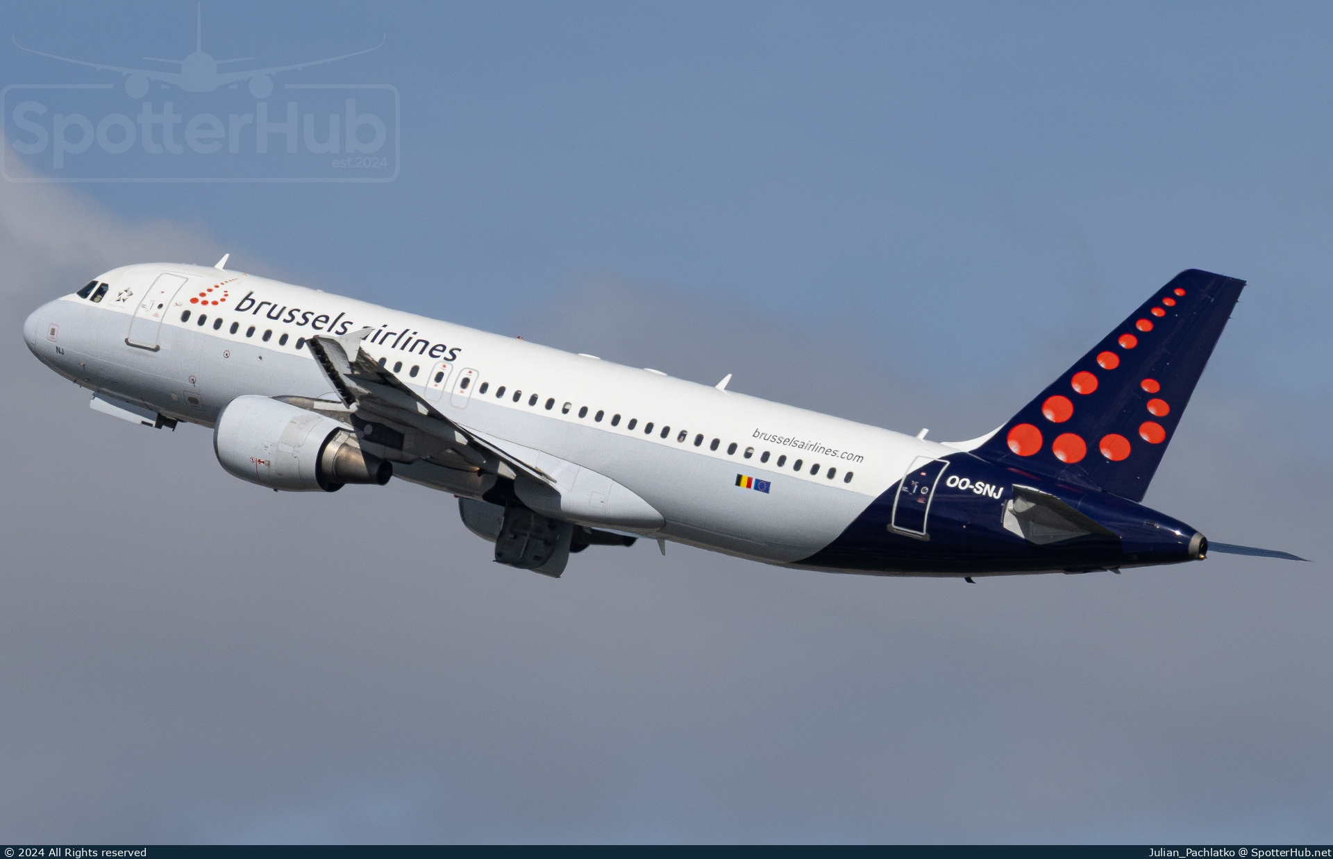 Photo of OO-SNJ - Airbus A320-214 operated by Brussels Airlines
